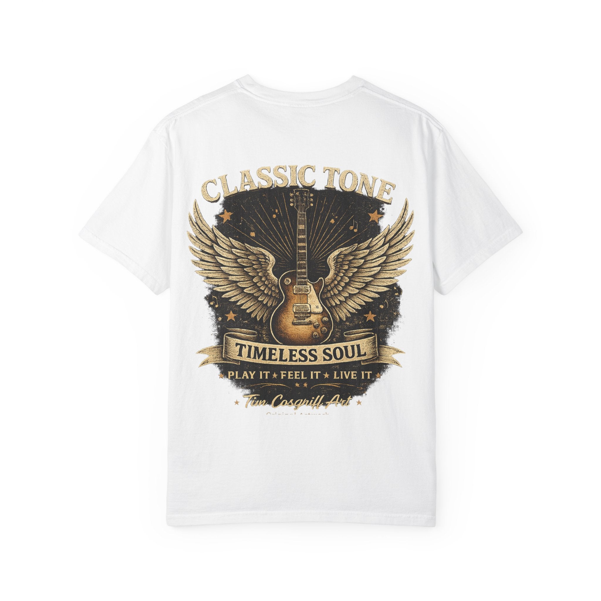 Copy of Classic Tone Timeless Soul Guitar T-Shirt — Winged Guitar Rock Tee