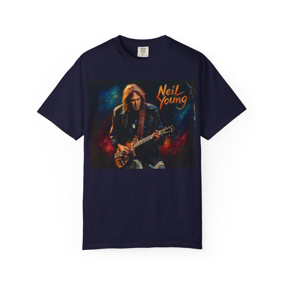 Neil Young Vintage Guitar T Shirt