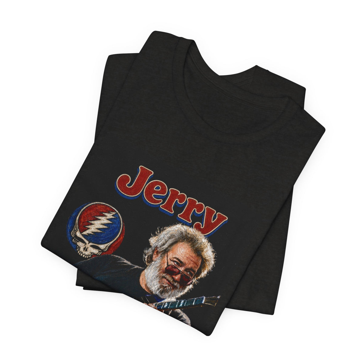 Jerry Garcia Guitar Portrait T Shirt