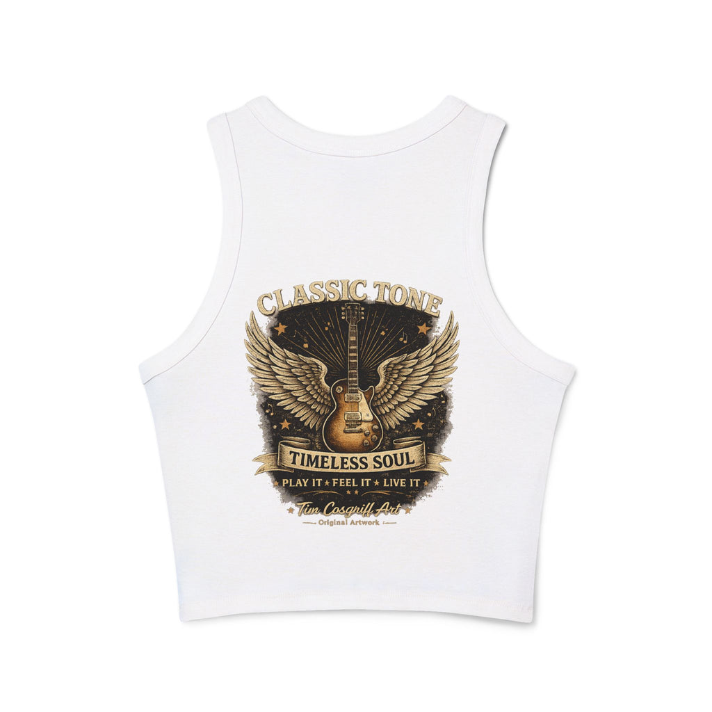 Janis Joplin Classic Rock Crop Tank Timeless Soul Racer Tank