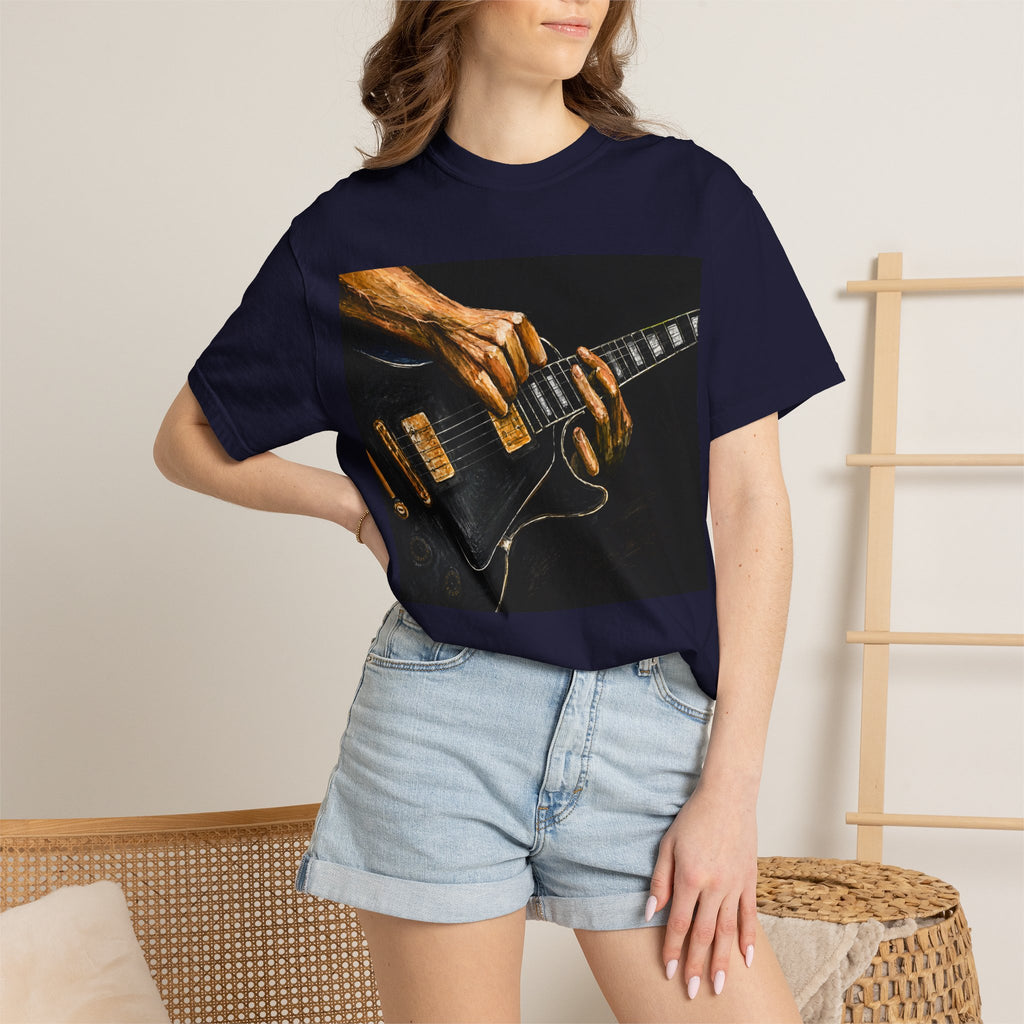 Guitar Vintage Tee — "Classic Tone, Timeless Soul" Rock Music T-Shirt