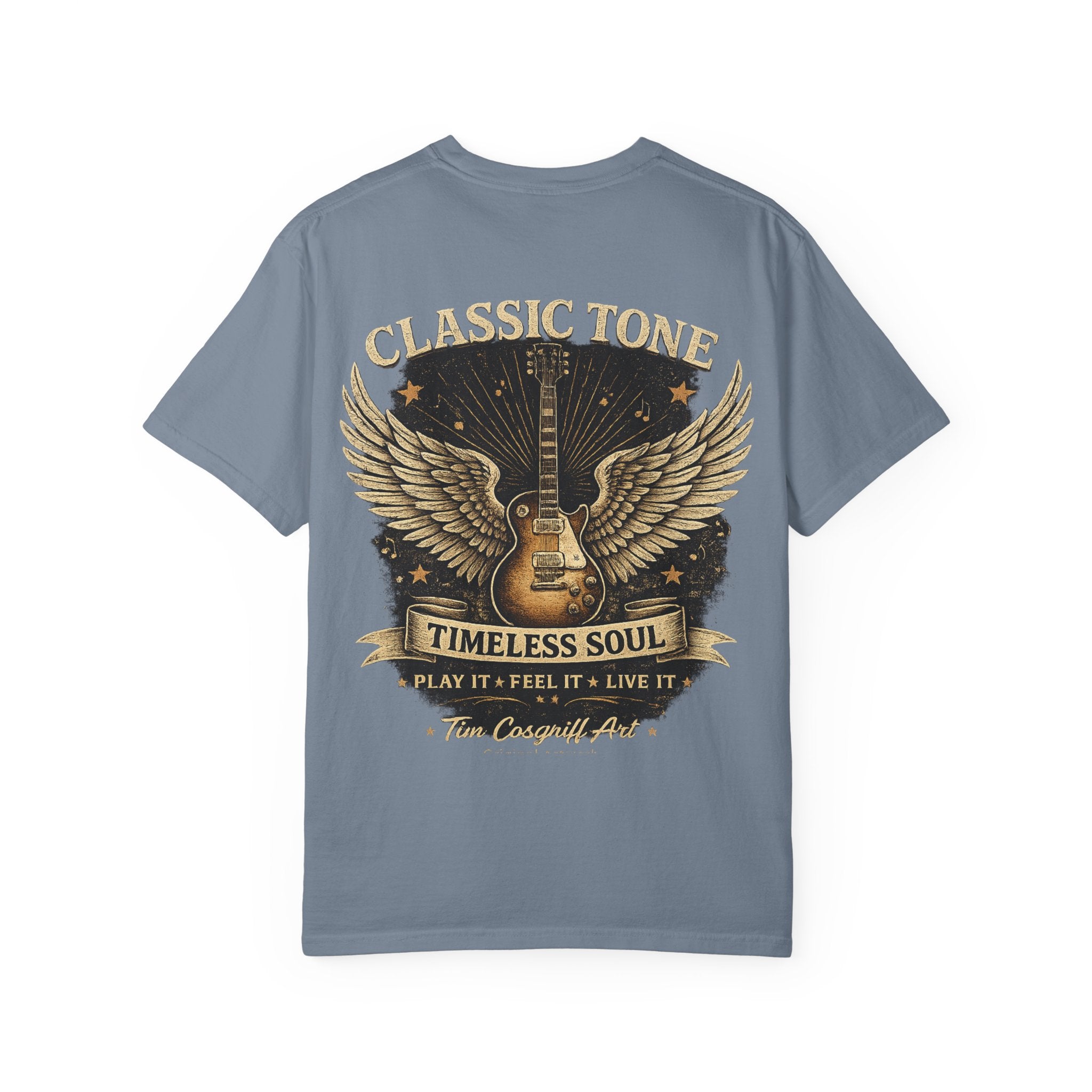 Copy of Classic Tone Timeless Soul Guitar T-Shirt — Winged Guitar Rock Tee