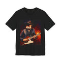 Blues Guitarist Graphic Tee — Vintage Rock Music T-Shirt