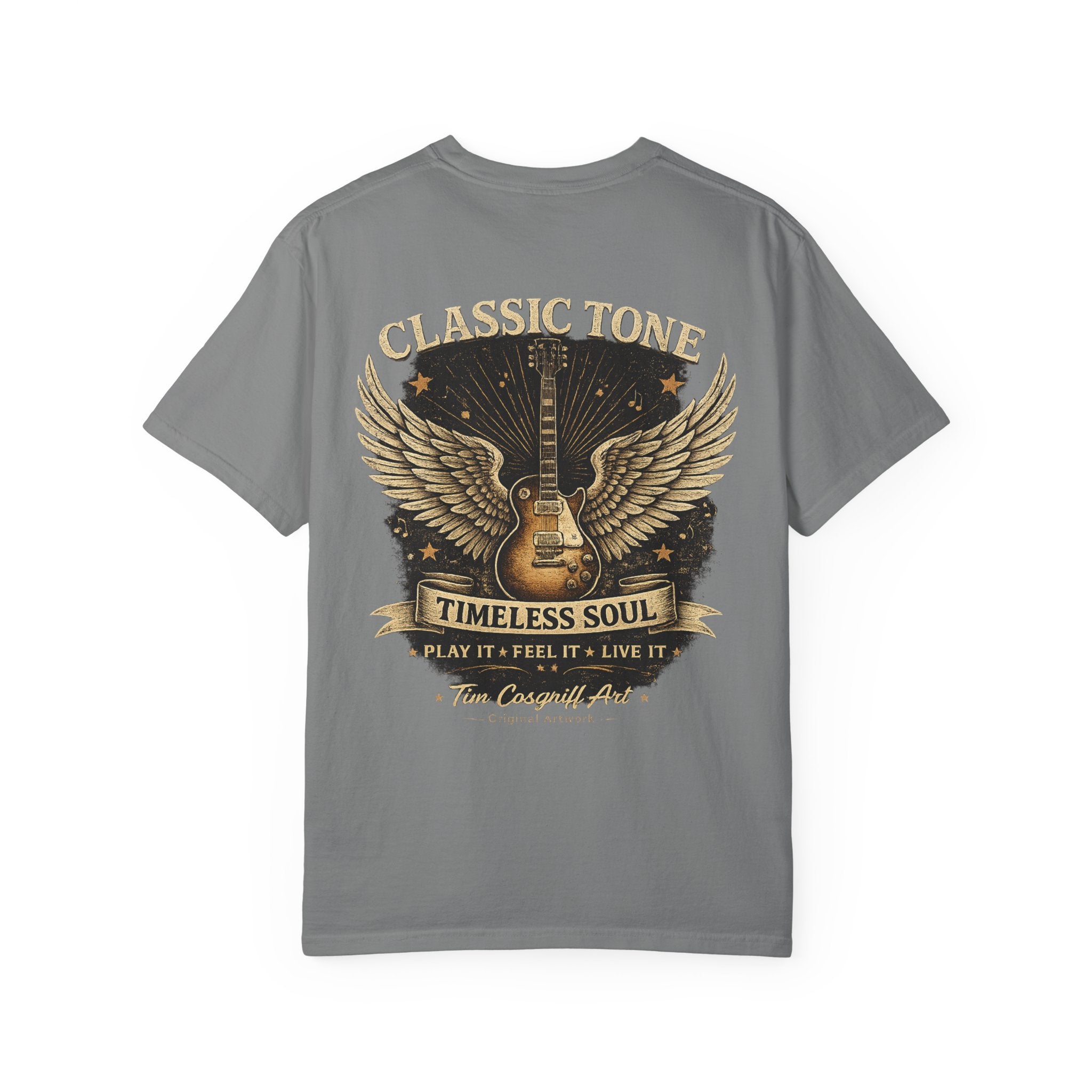 Graphic T-Shirt — Classic Tone “Timeless Soul” Guitar Rock Tee