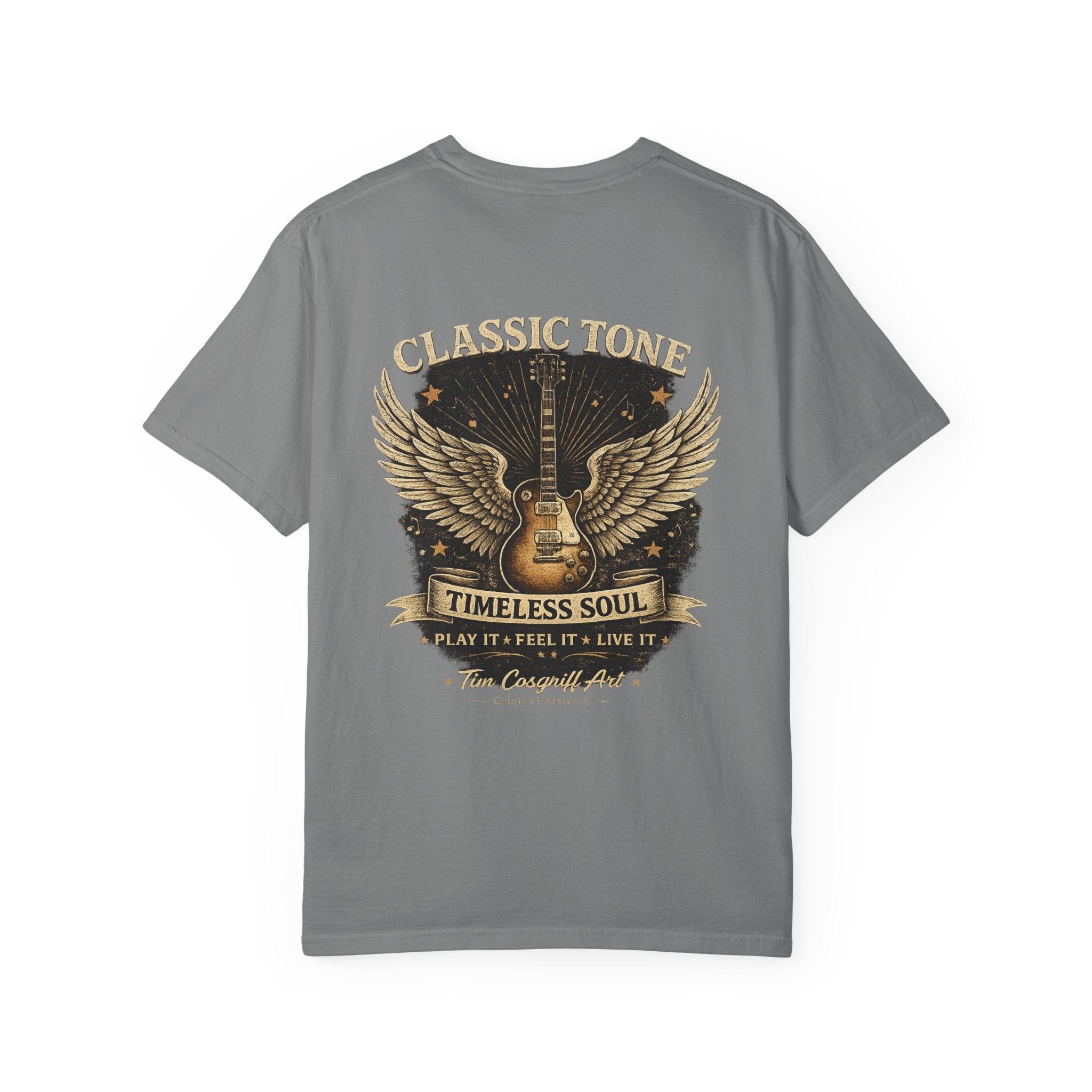 Classic Tone Guitar T-Shirt — Timeless Soul Rock Graphic Tee