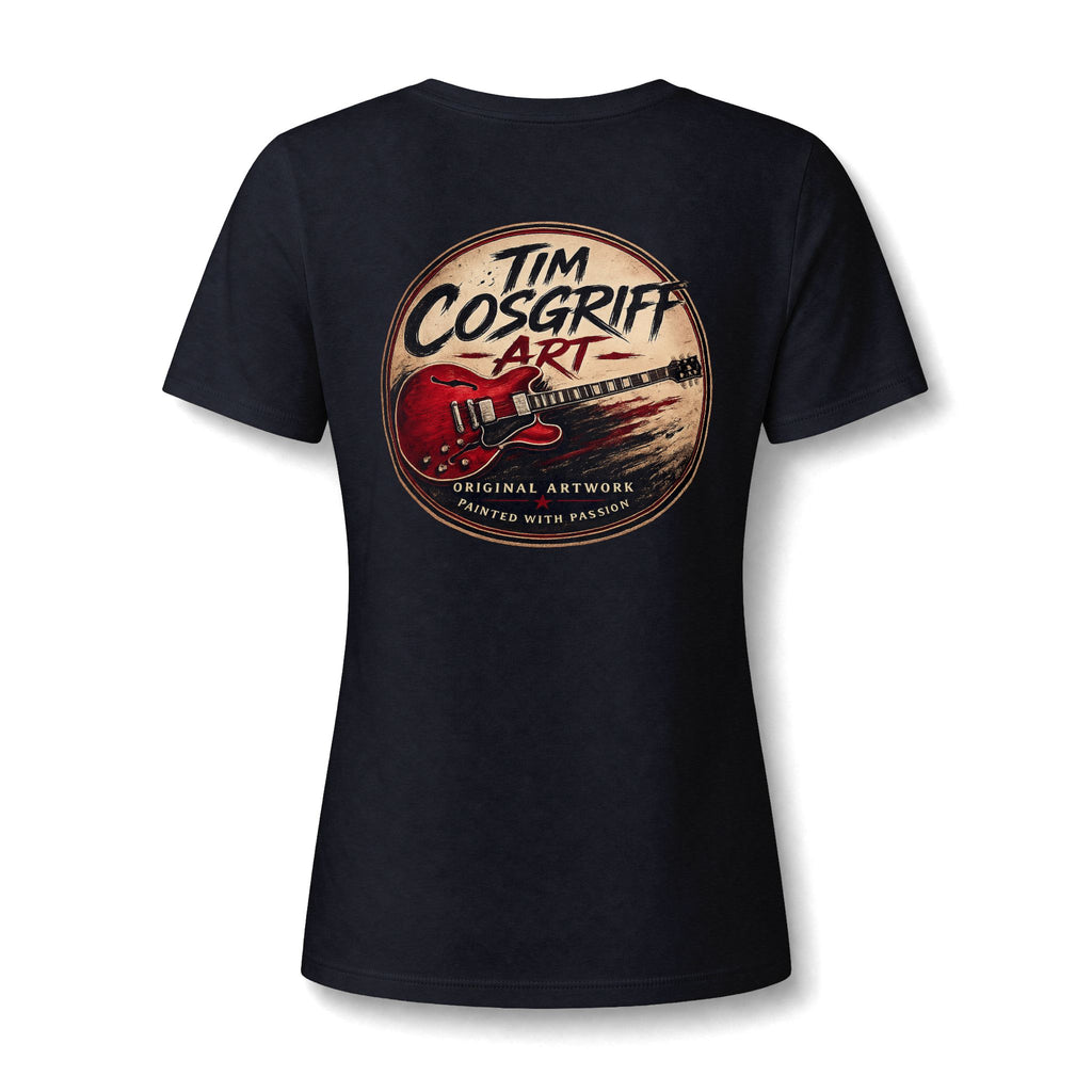 Neil Young Women's V Neck Tee