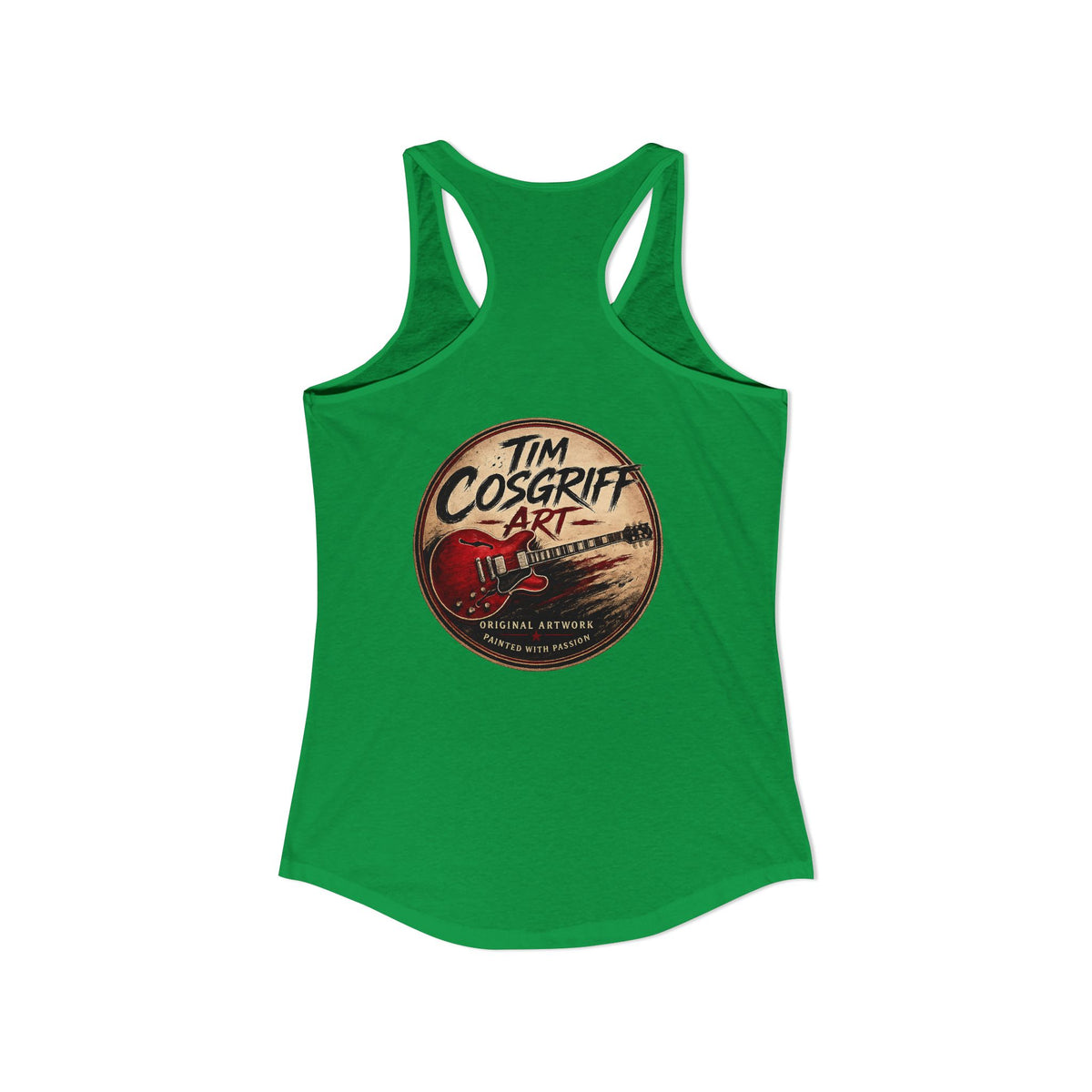 Jimmy Page Guitarist Women's Ideal Racerback Tank