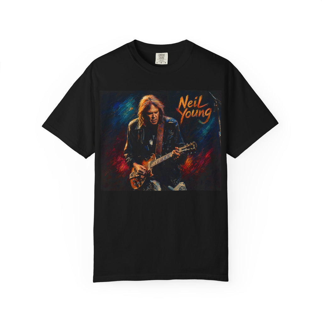 Neil Young Vintage Guitar T Shirt