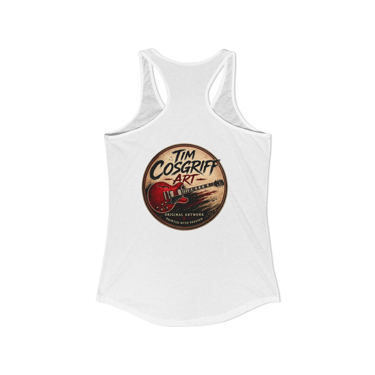 Jimmy Page Guitarist Women's Ideal Racerback Tank