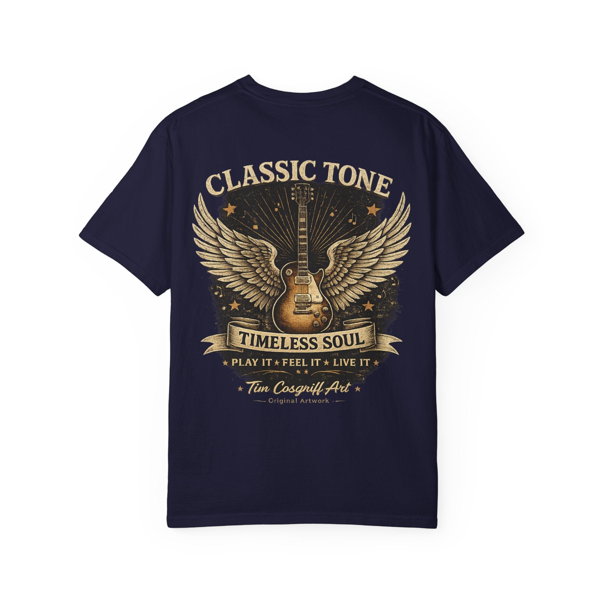 Graphic T-Shirt — Classic Tone "Timeless Soul" Guitar Design
