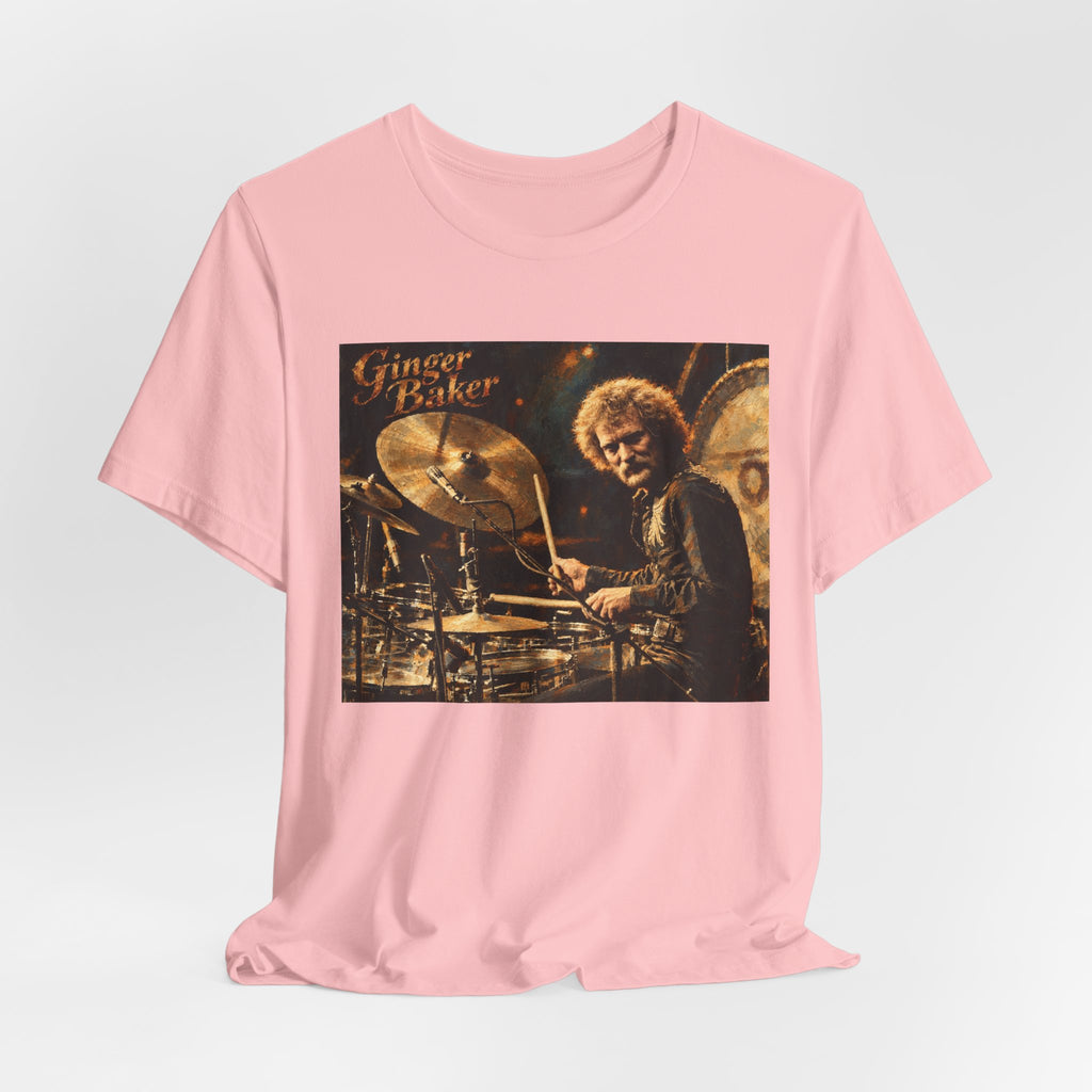 Ginger Baker Drummer T Shirt