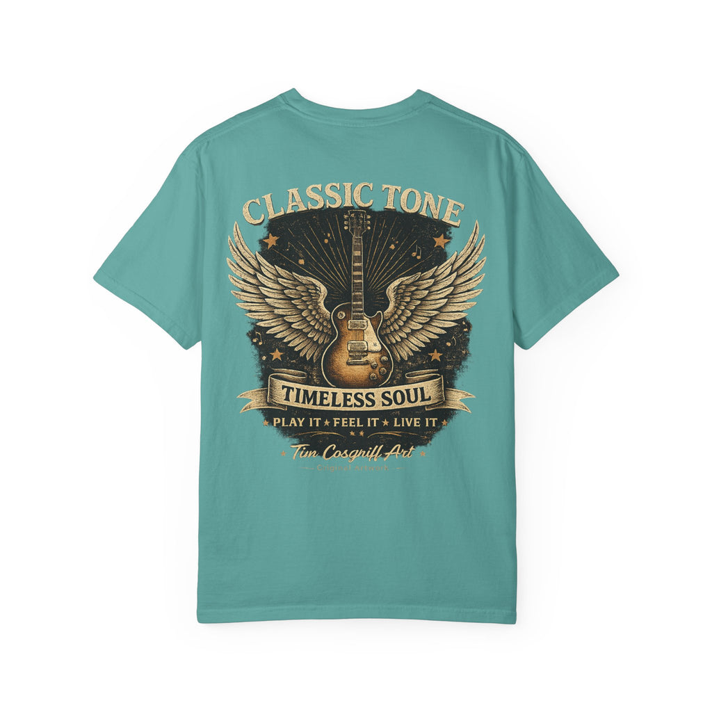Classic Tone Timeless Soul Guitar T-Shirt — Vintage Rock Music Tee