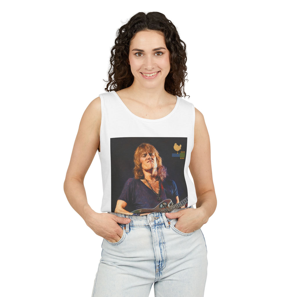 Alvin Lee at Woodstock Tank Top Unisex