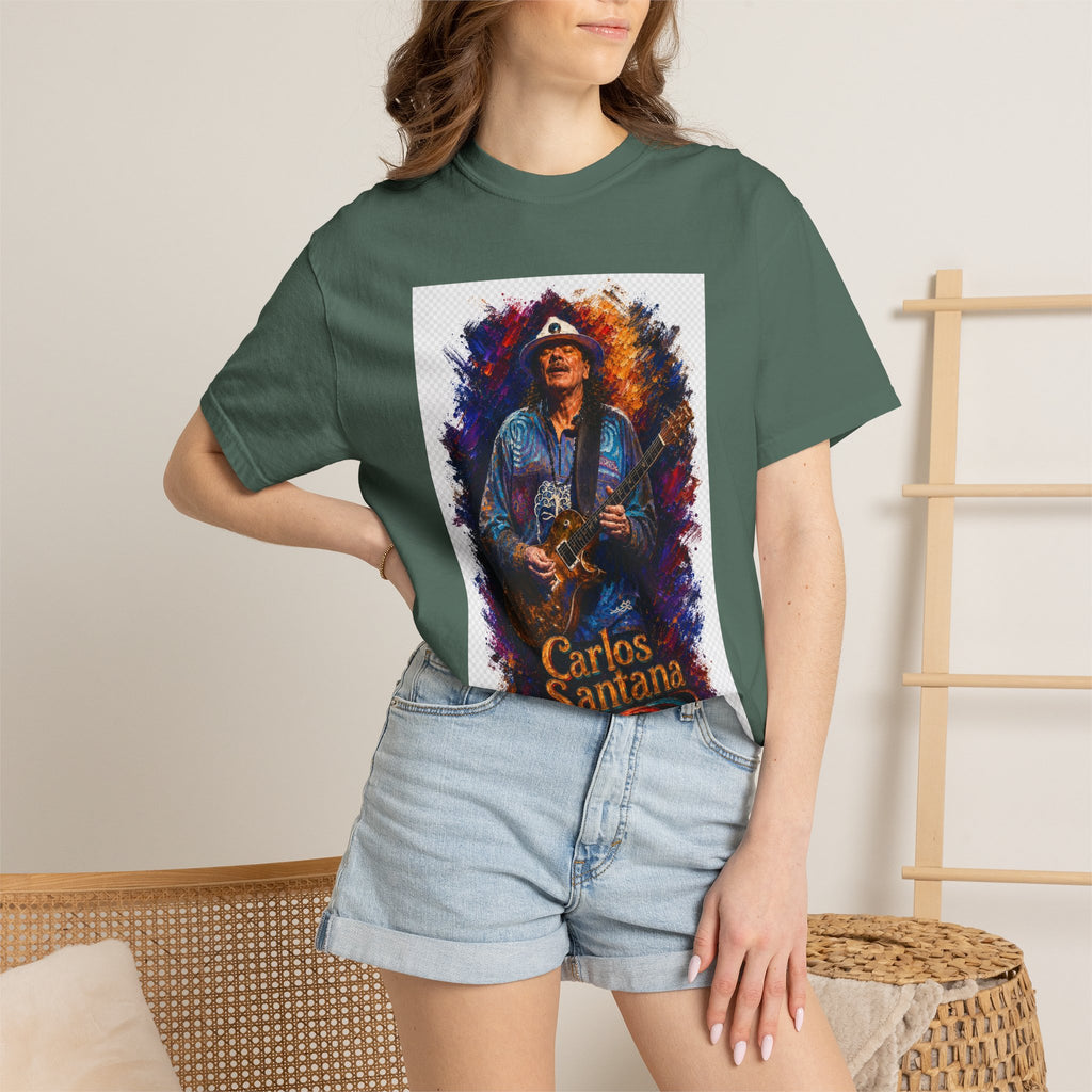Carlos Santana Guitar  T Shirt