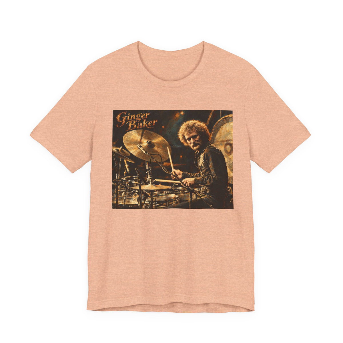 Ginger Baker Drummer T Shirt