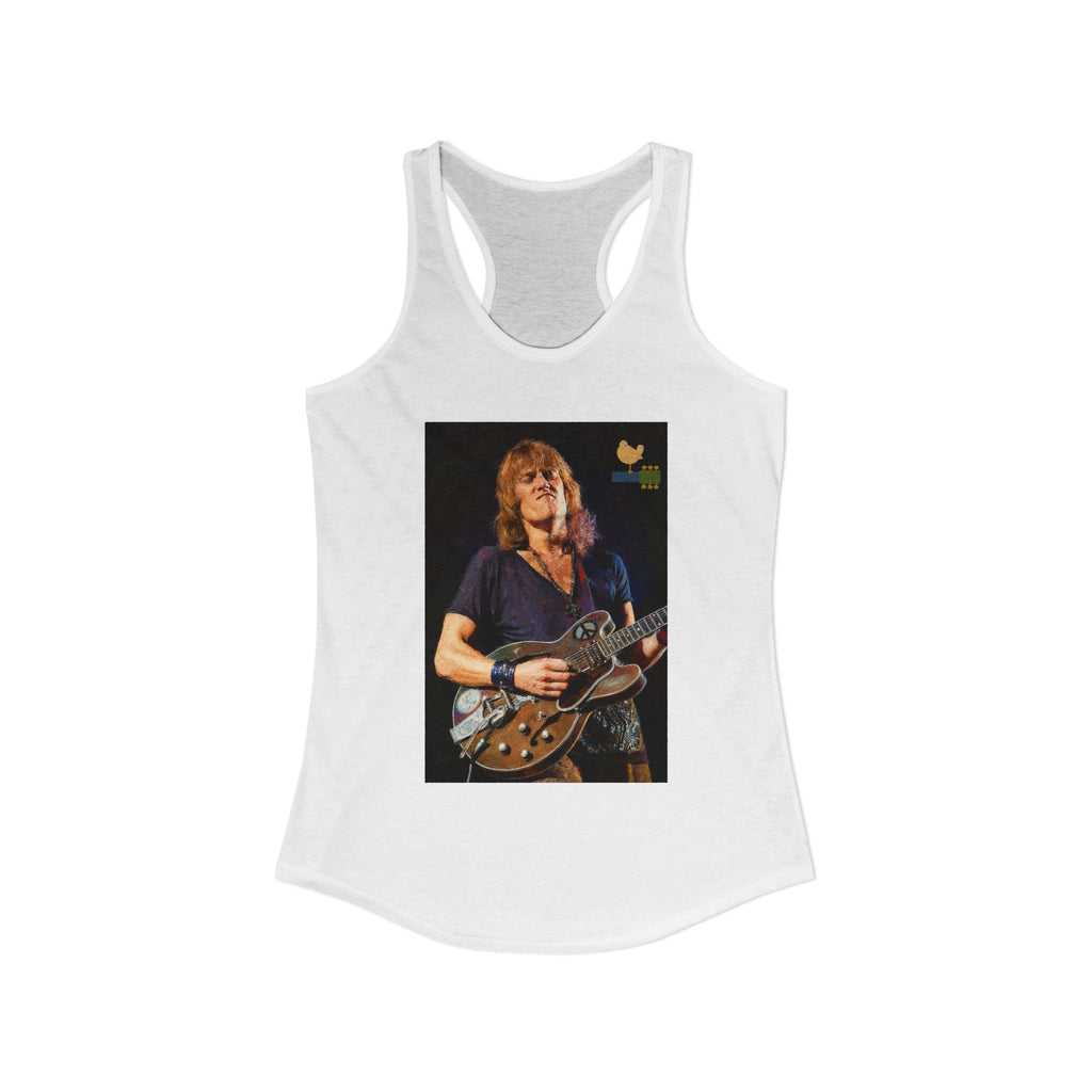 Alvin Lee at Woodstock Women's Racerback Tank