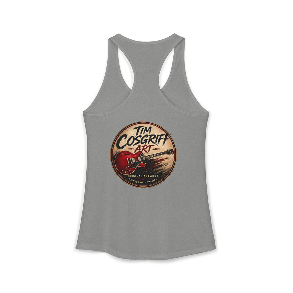 Jimmy Page Guitarist Women's Ideal Racerback Tank