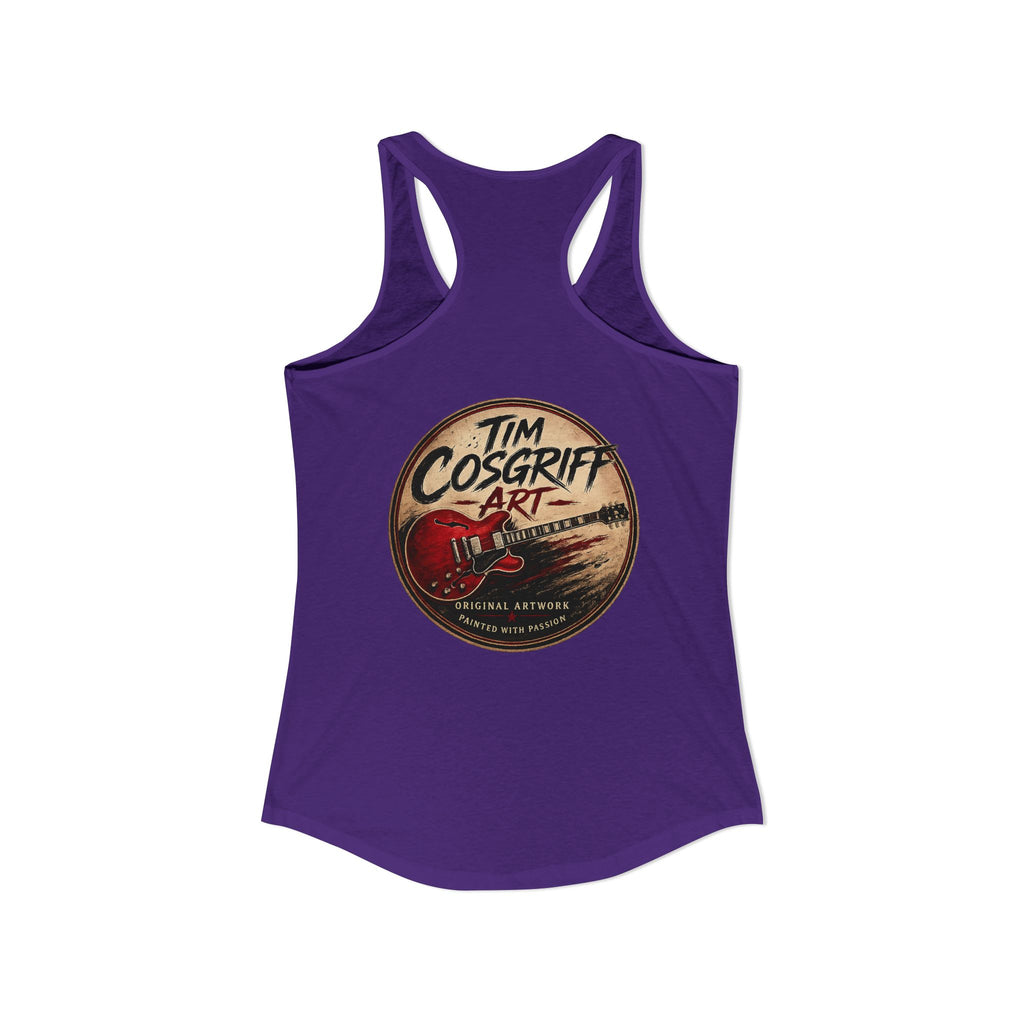Alvin Lee at Woodstock Women's Racerback Tank