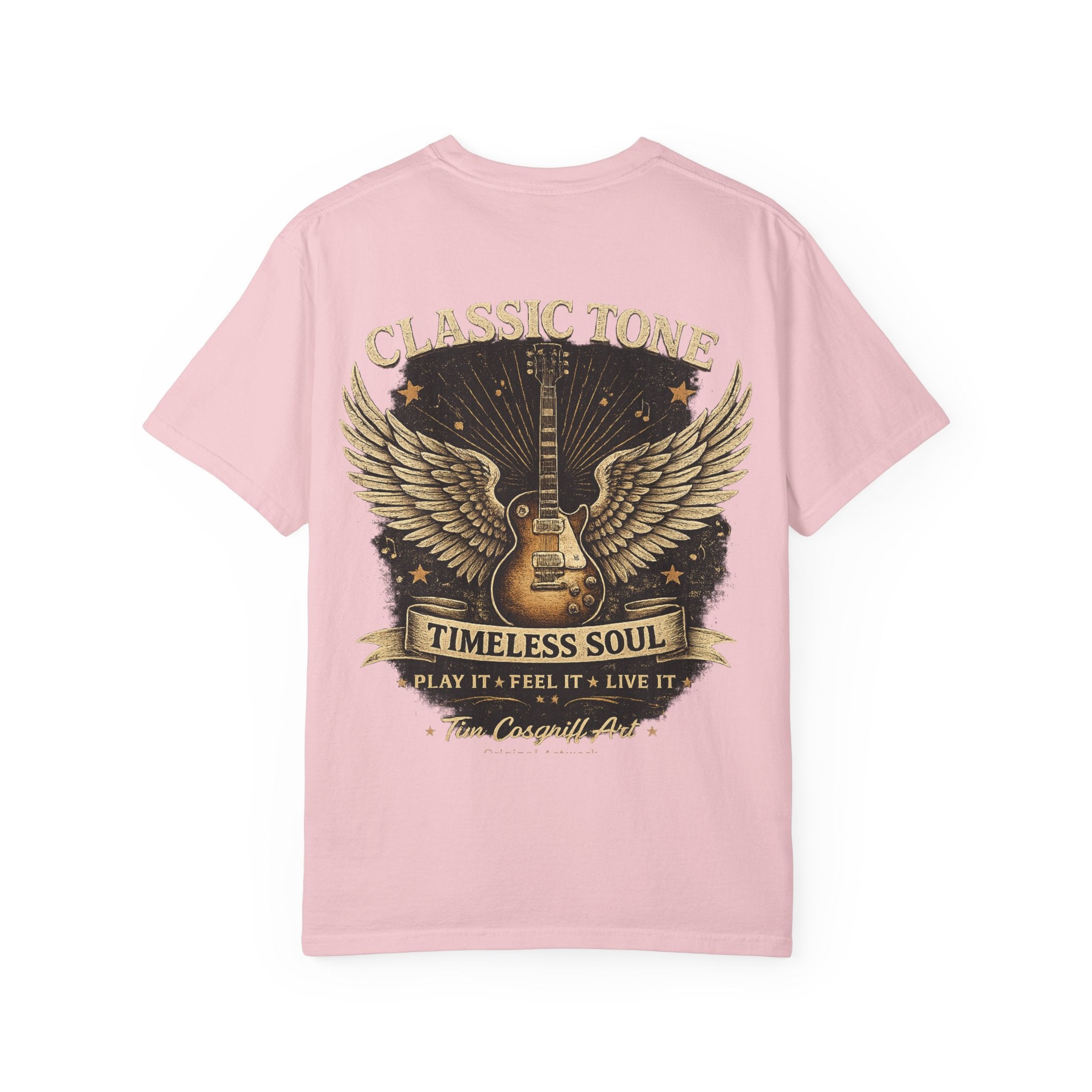 Copy of Classic Tone Timeless Soul Guitar T-Shirt — Winged Guitar Rock Tee