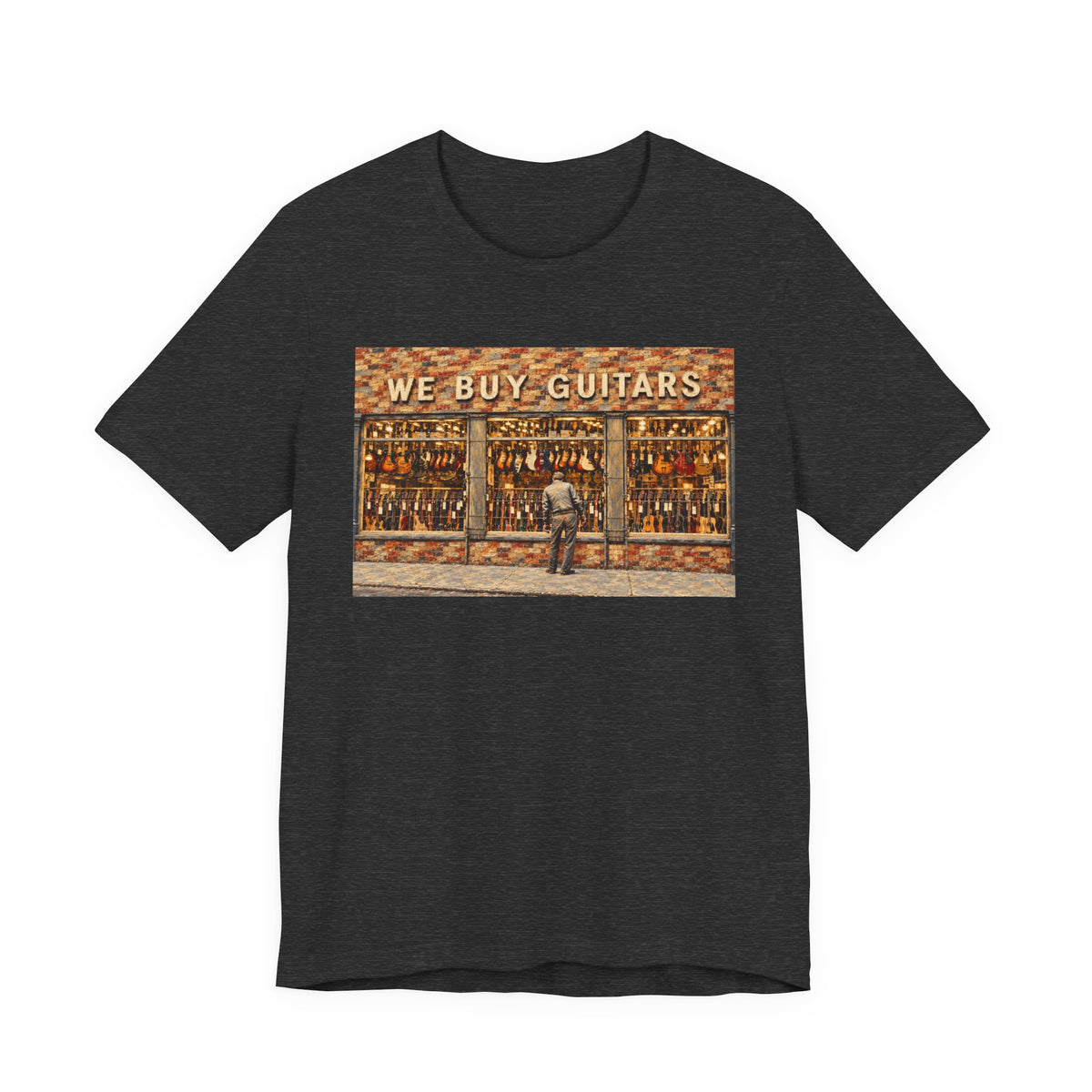We Buy Guitars Vintage Music Store Tee