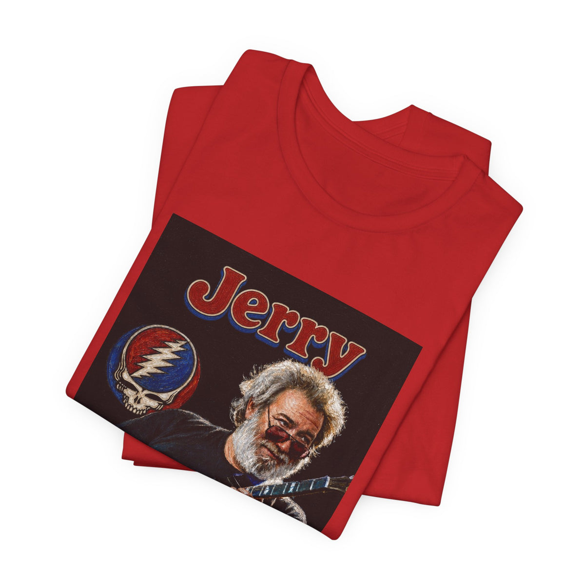 Jerry Garcia Guitar Portrait T Shirt