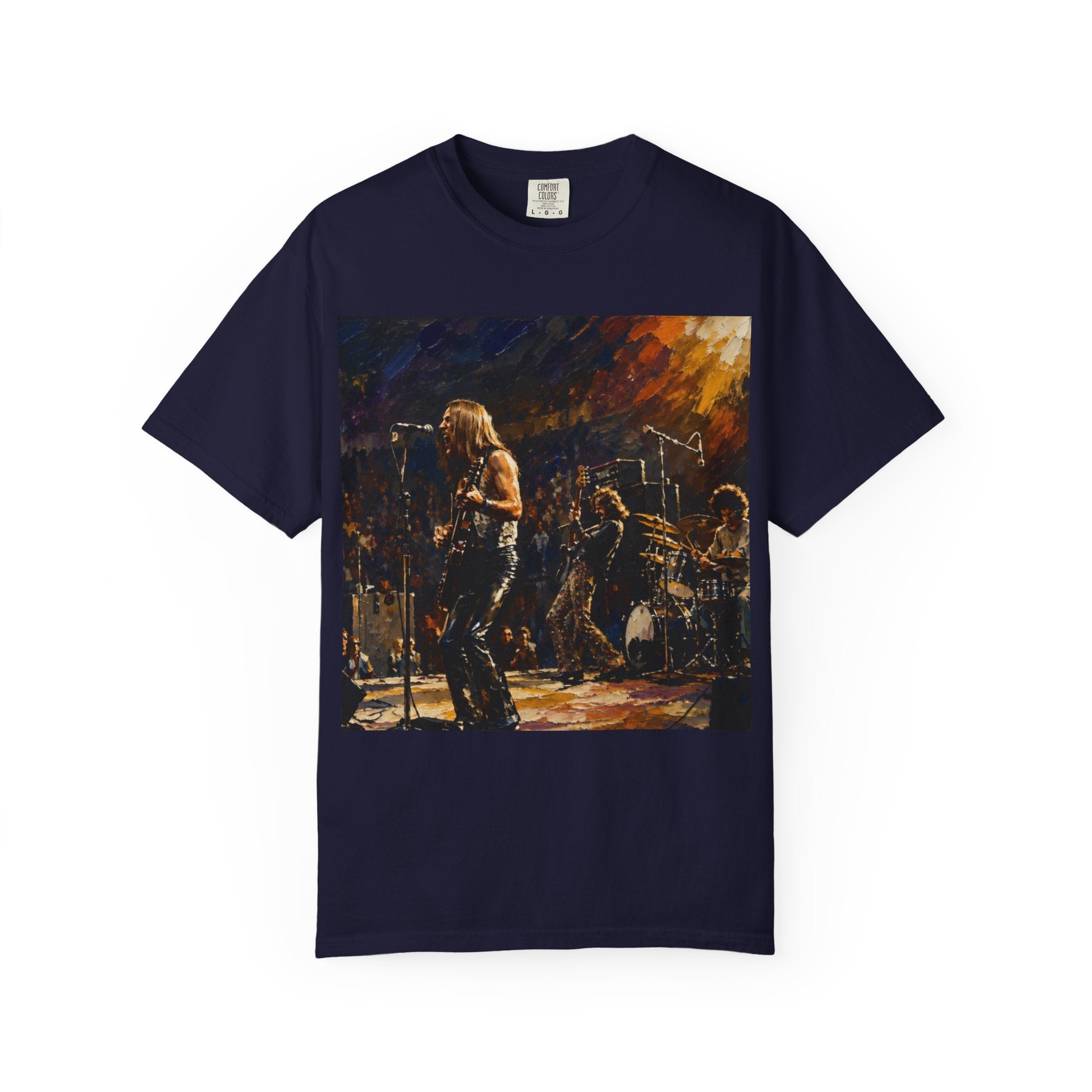 Classic Rock Guitar T‑Shirt — "Classic Tone Timeless Soul" Band Tee