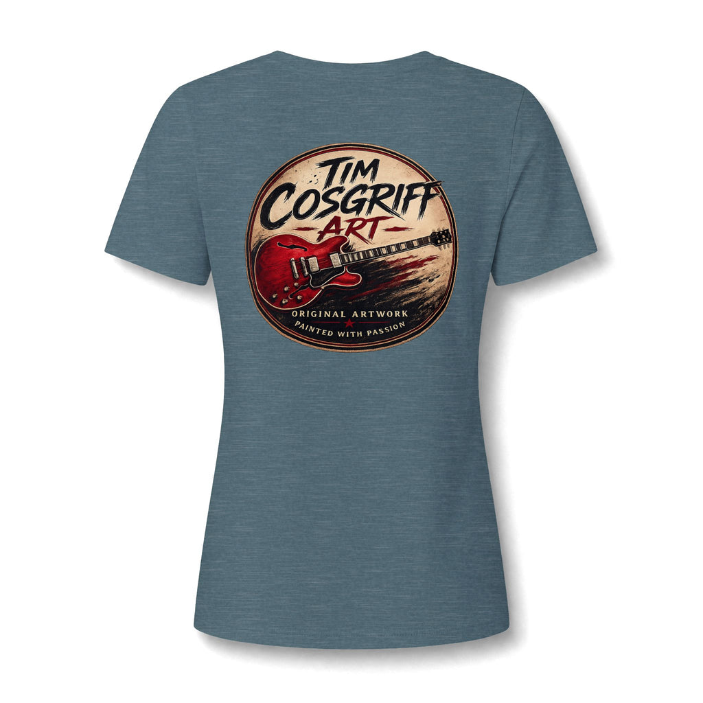 Neil Young Women's V Neck Tee