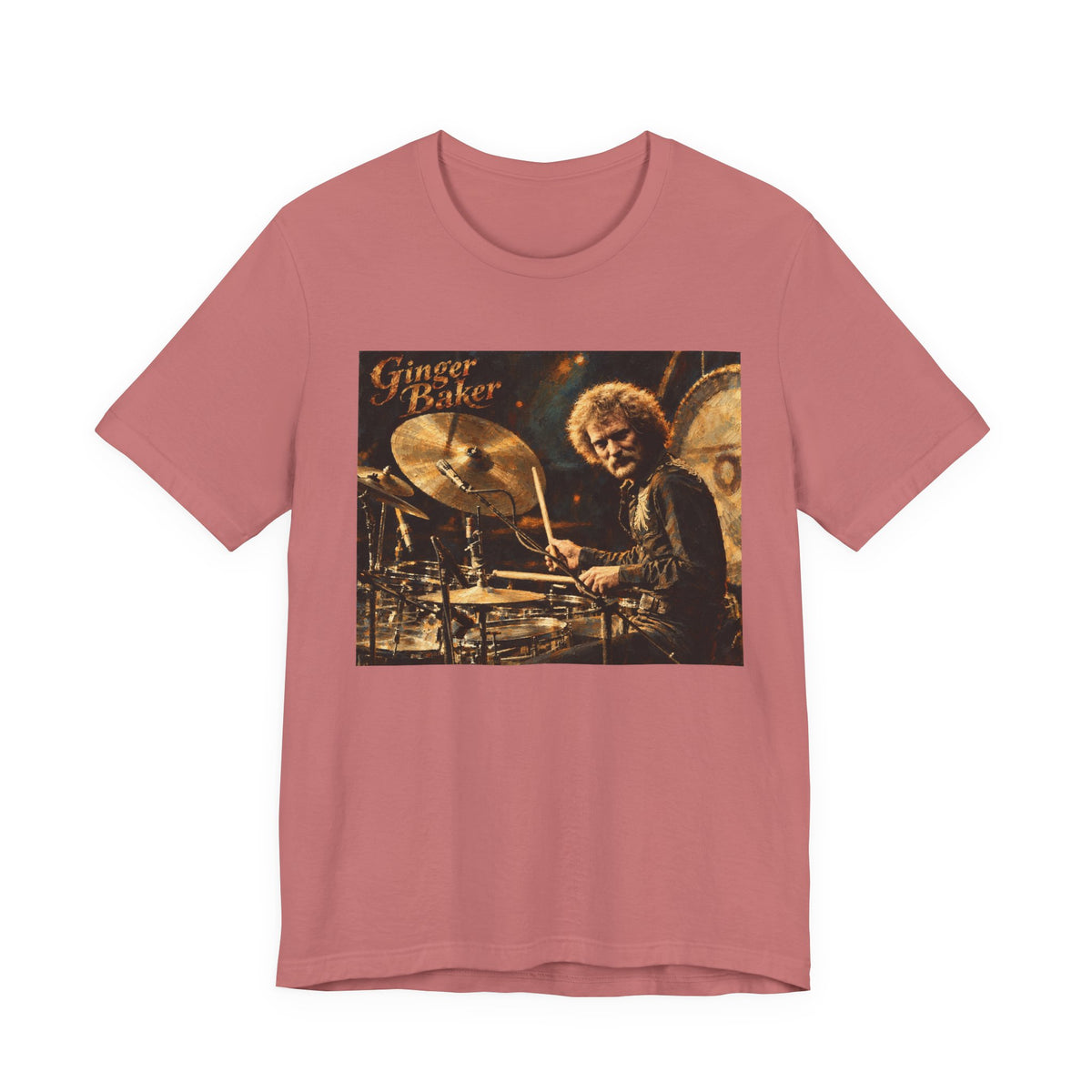 Ginger Baker Drummer T Shirt