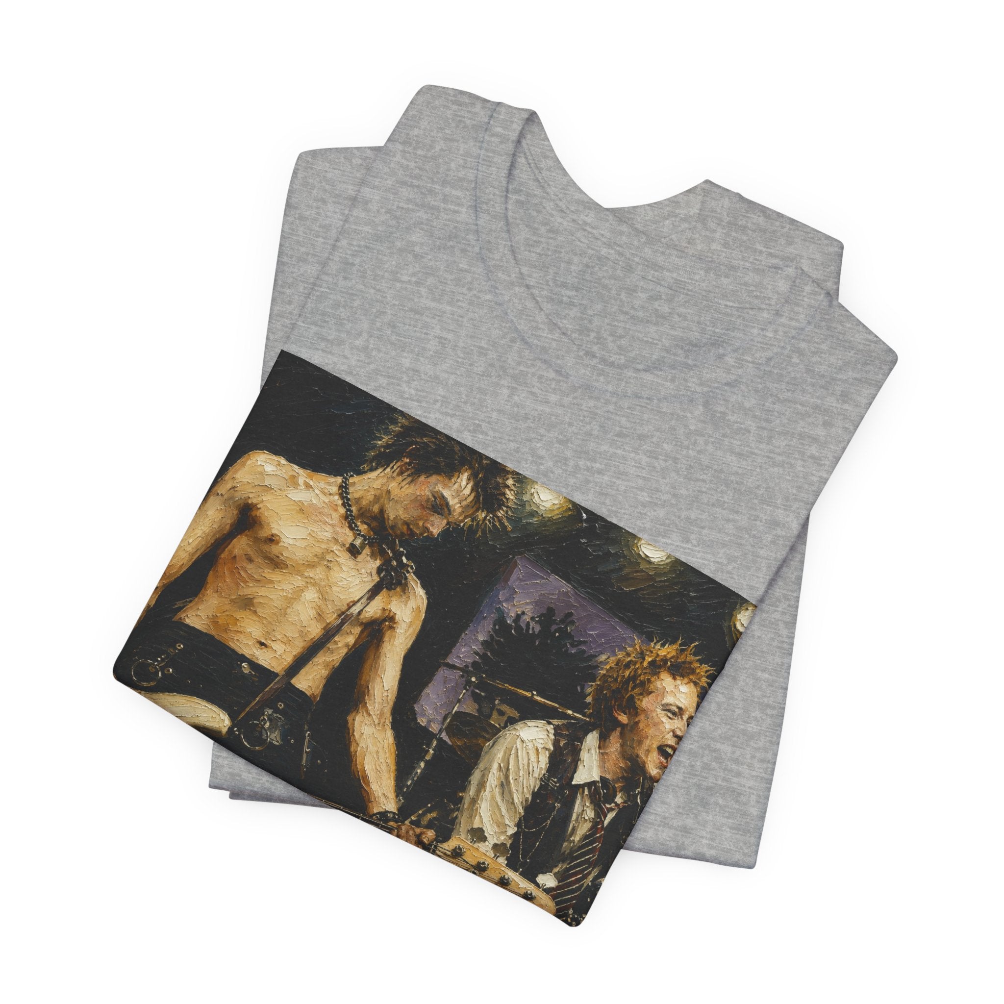 Rock Concert Photo Tee Vintage Live Band Graphic T-Shirt