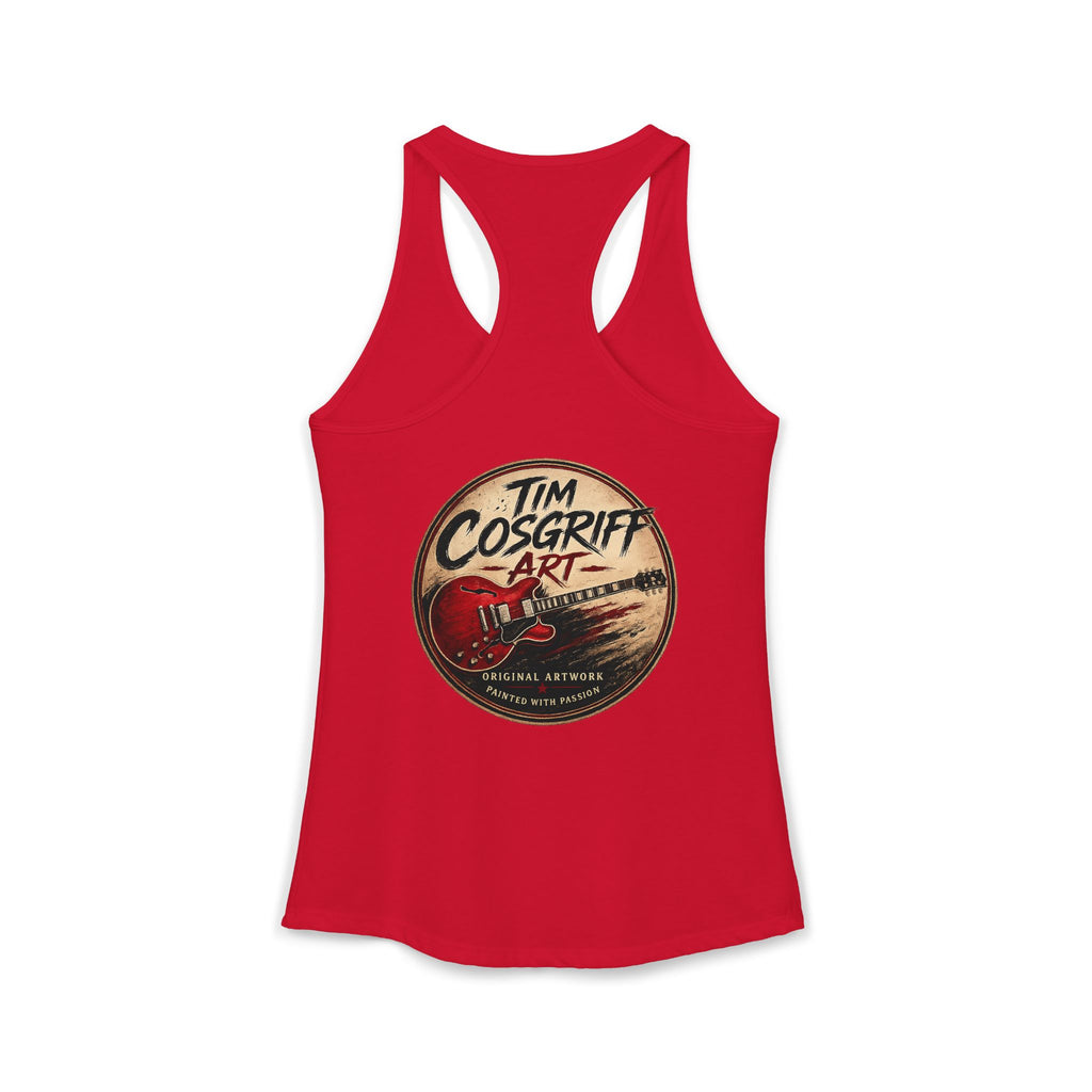 Alvin Lee at Woodstock Women's Racerback Tank