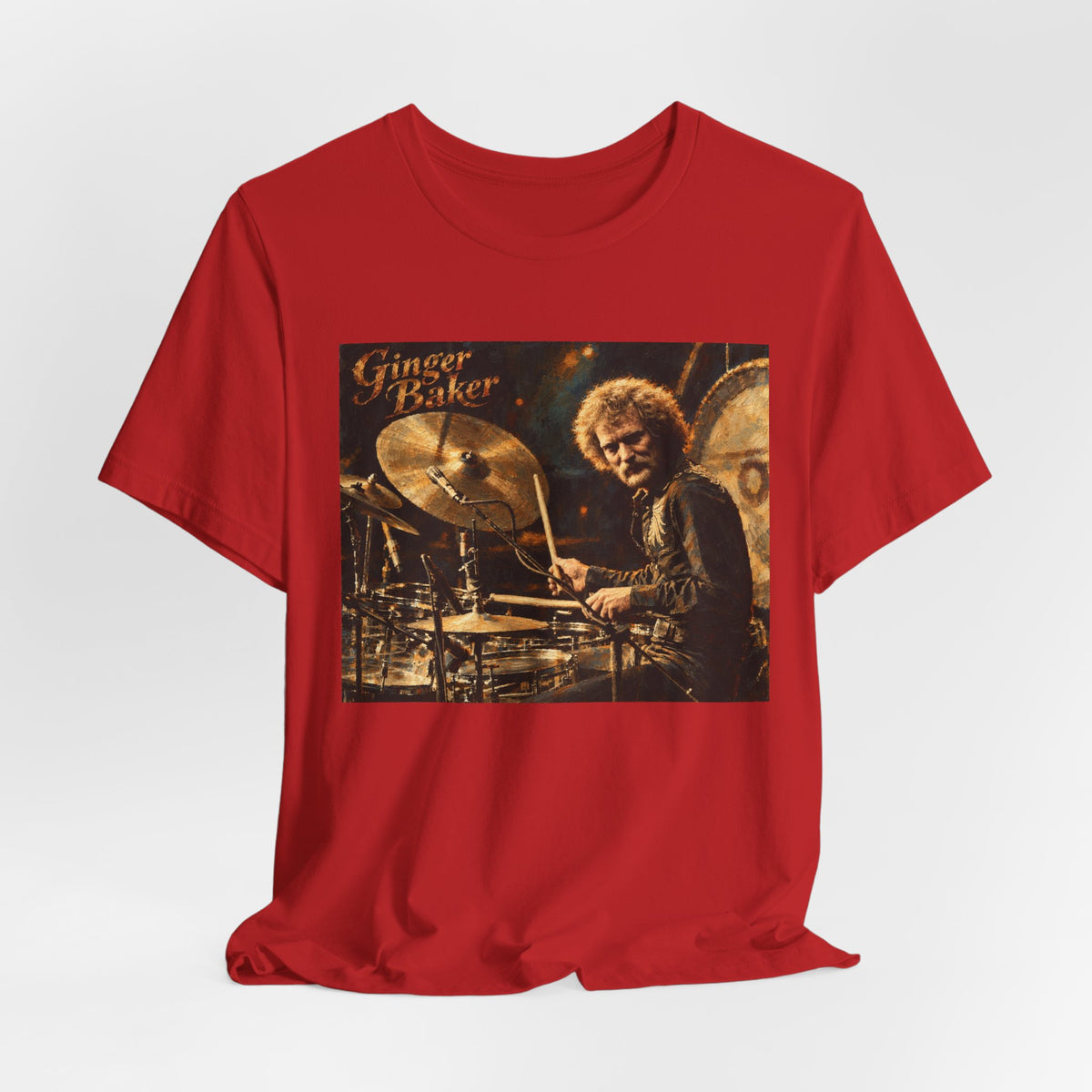 Ginger Baker Drummer T Shirt
