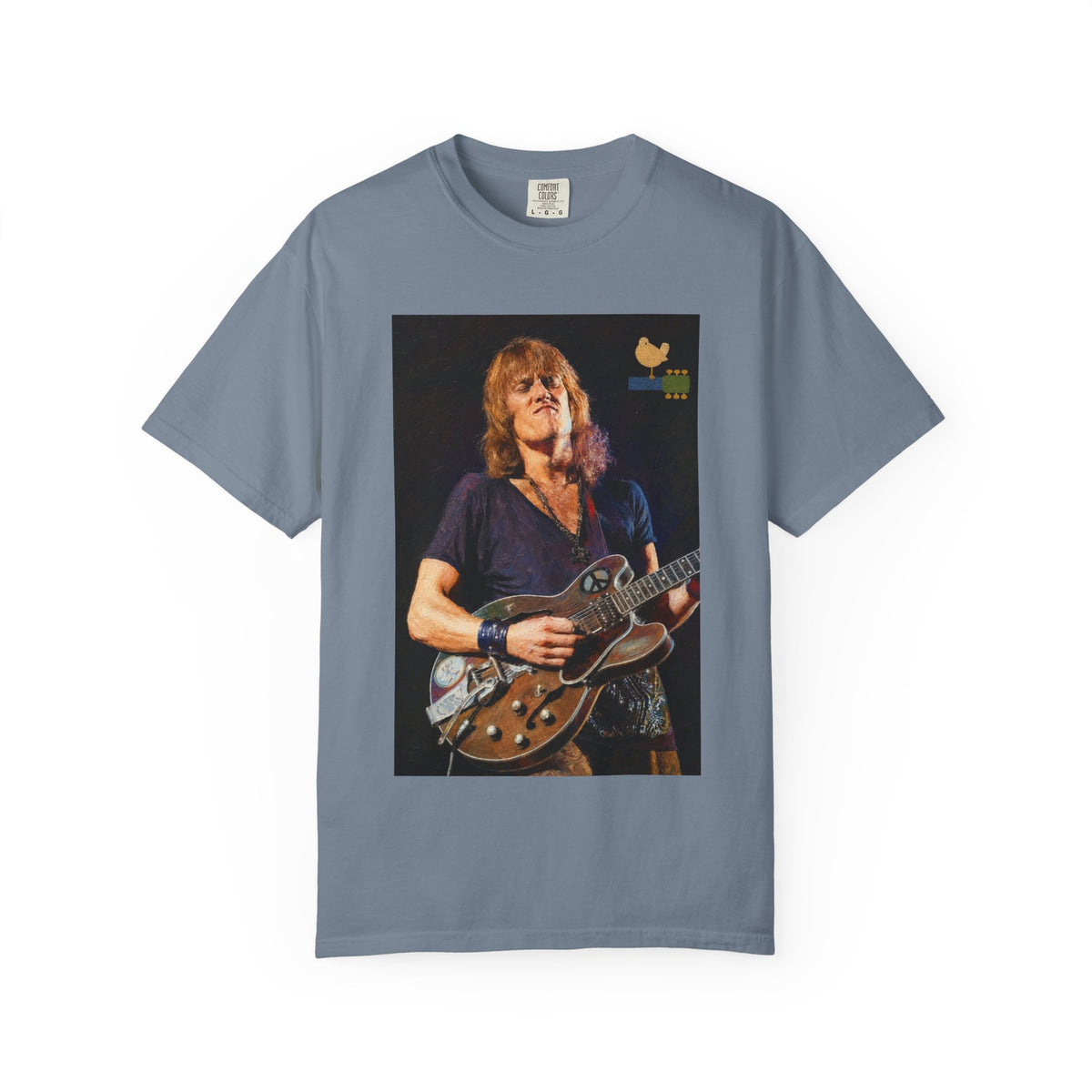 Alvin Lee performing at Woodstock T Shirt