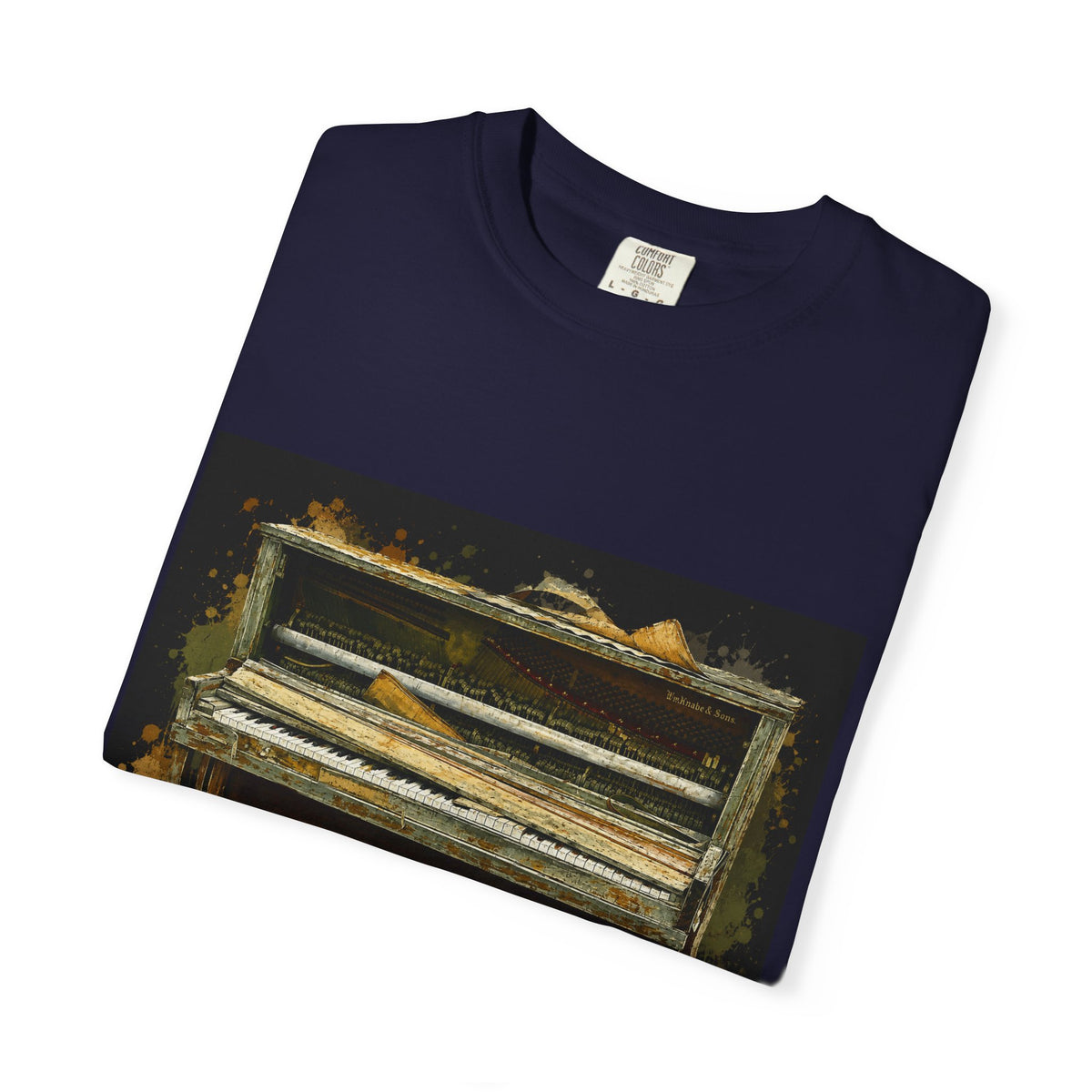 Vintage Piano Original Art T Shirt