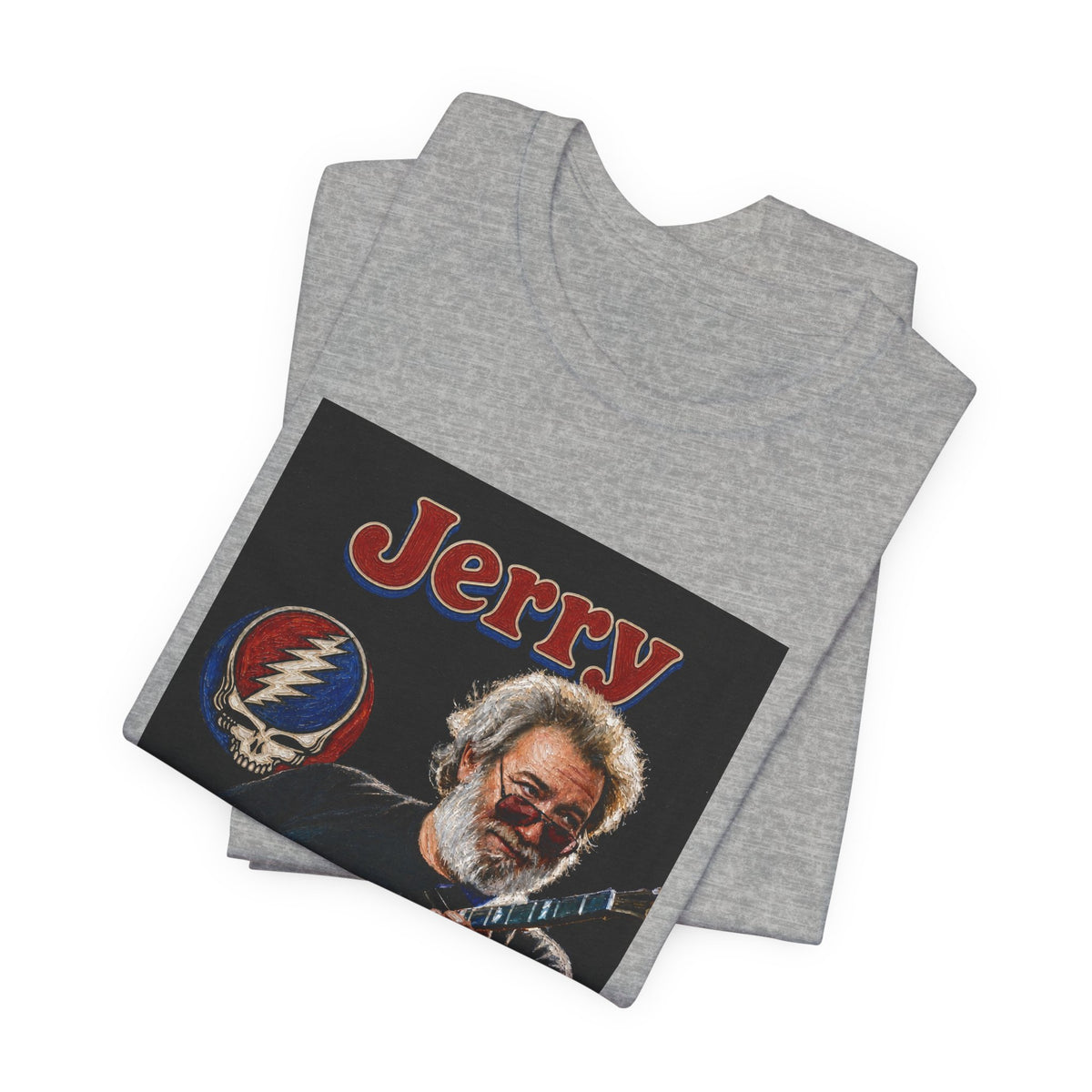 Jerry Garcia Guitar Portrait T Shirt