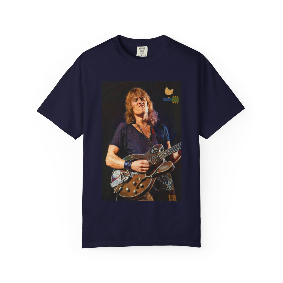 Alvin Lee performing at Woodstock T Shirt