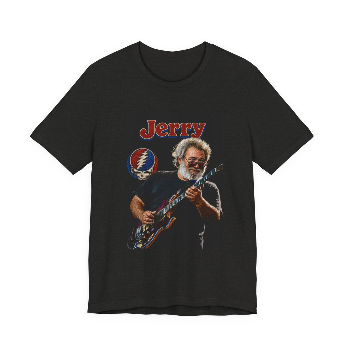 Jerry Garcia Guitar Portrait T Shirt