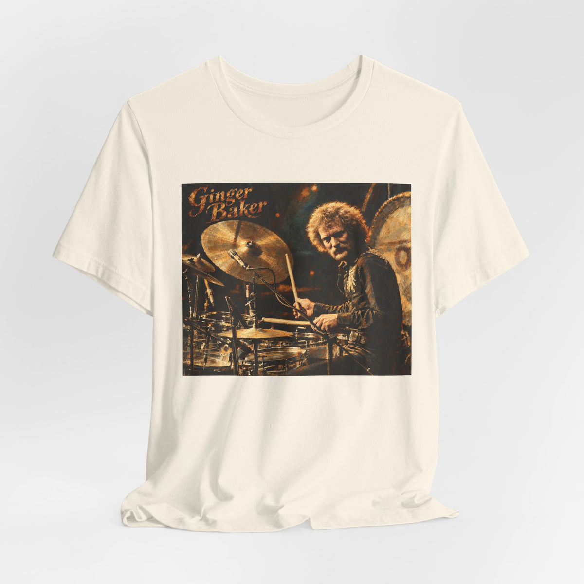 Ginger Baker Drummer T Shirt
