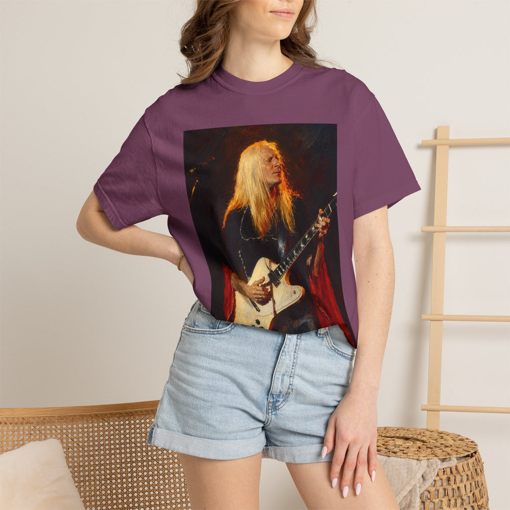 Johnny Winter Guitar T Shirt