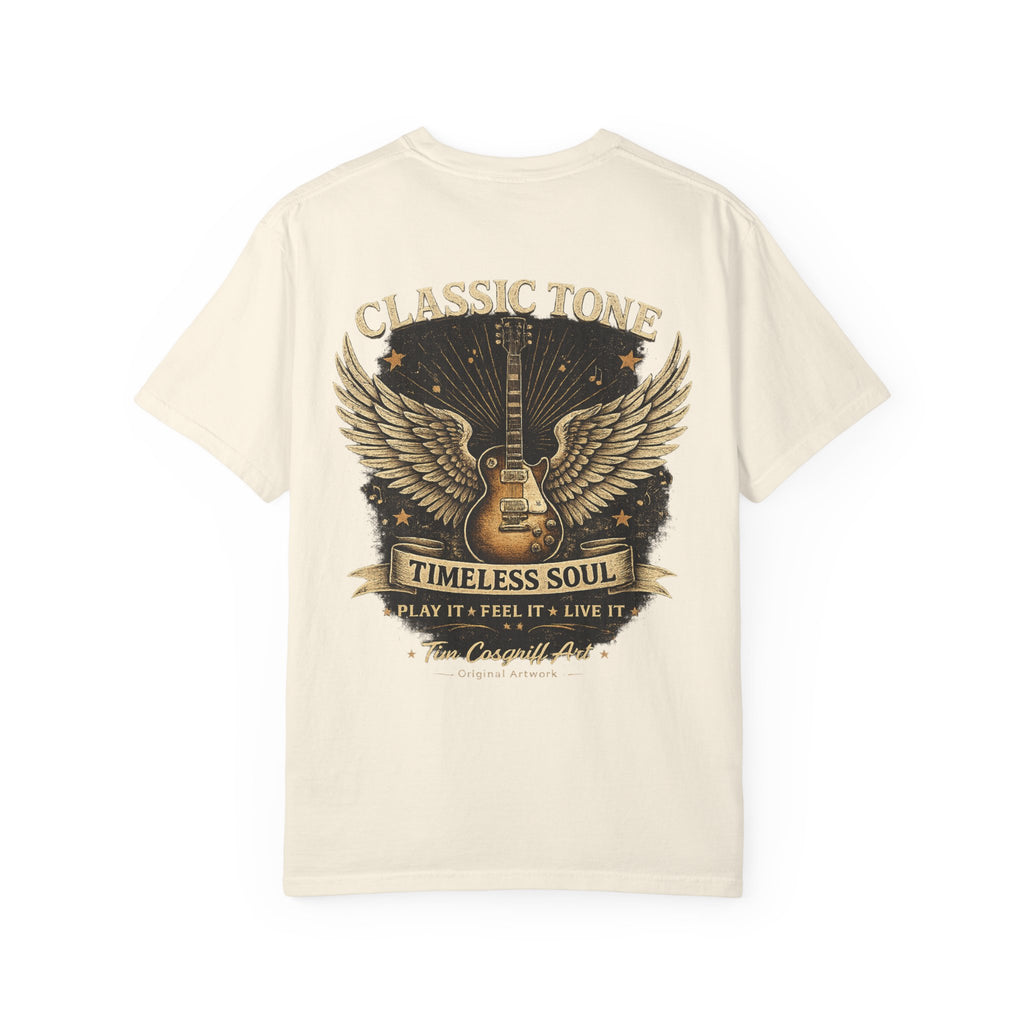Graphic T-Shirt — Classic Tone “Timeless Soul” Guitar Rock Tee