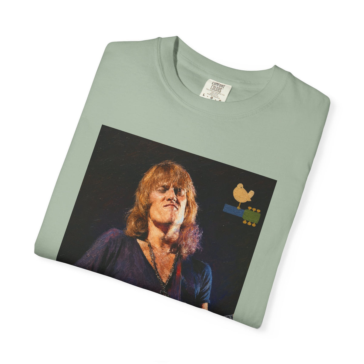 Alvin Lee performing at Woodstock T Shirt