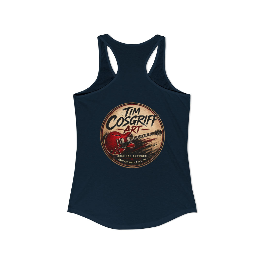 Alvin Lee at Woodstock Women's Racerback Tank