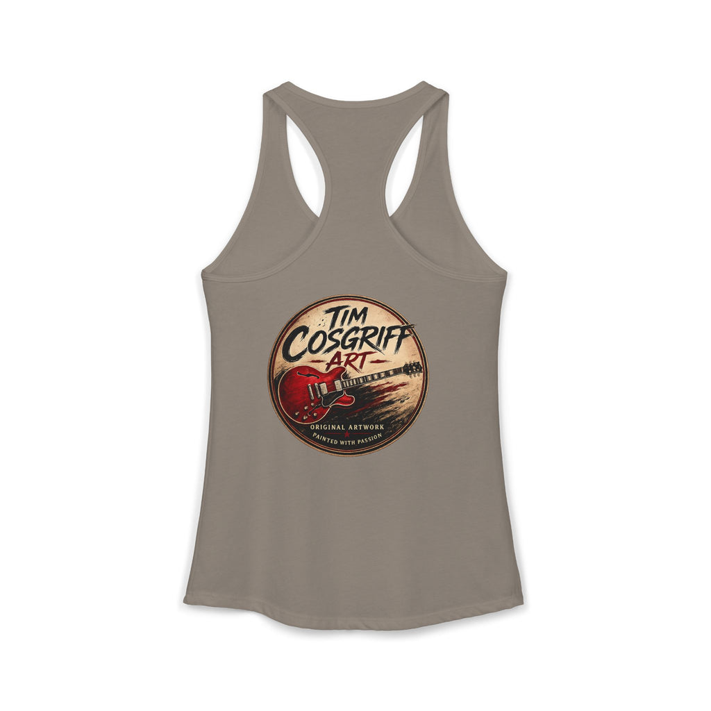 Jimmy Page Guitarist Women's Ideal Racerback Tank