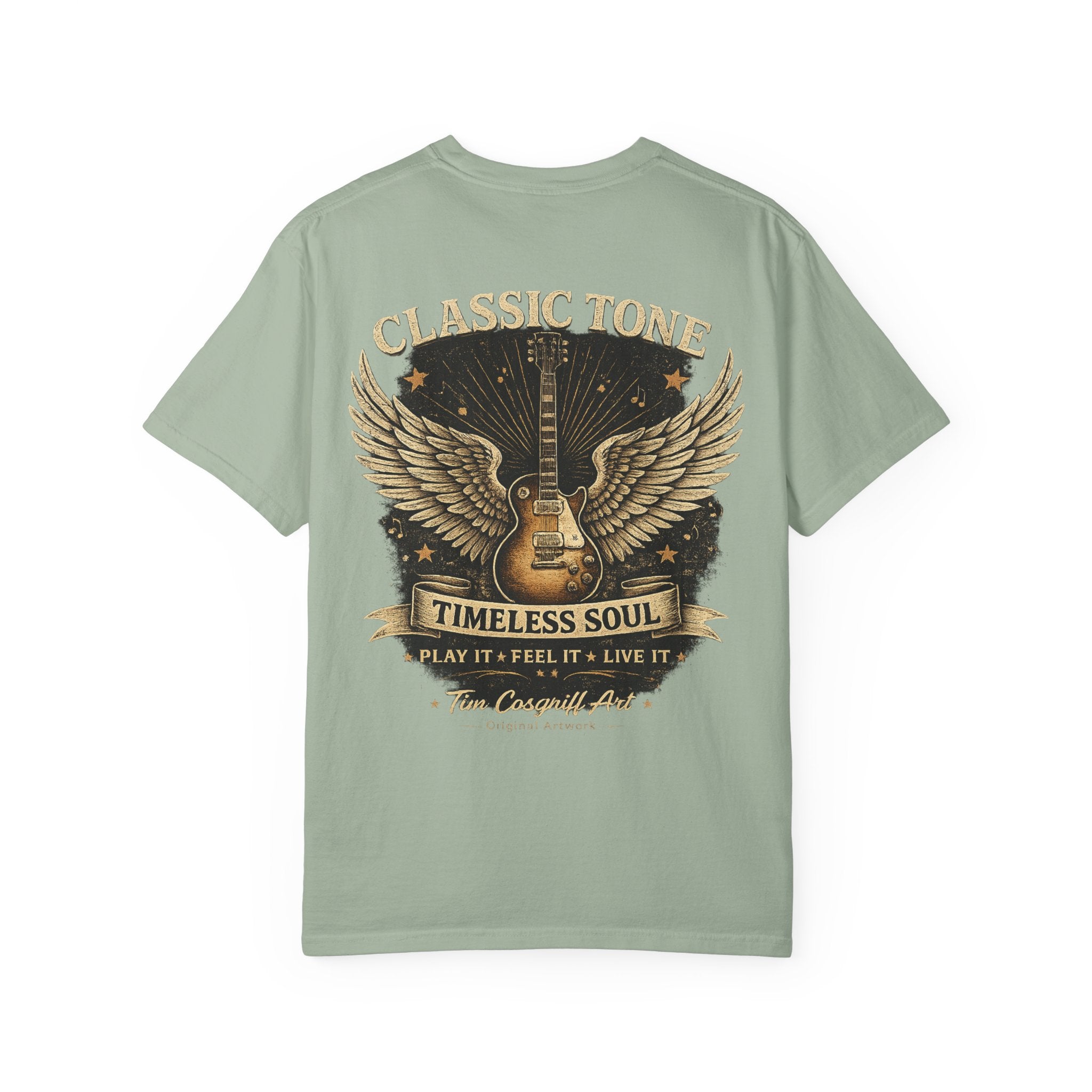 Graphic T-Shirt — Classic Tone "Timeless Soul" Guitar Design