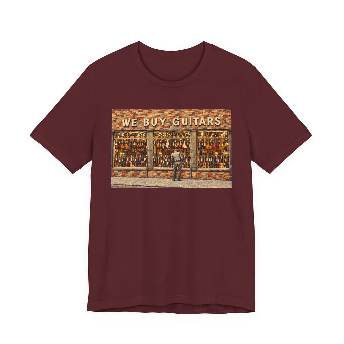 We Buy Guitars Vintage Music Store Tee