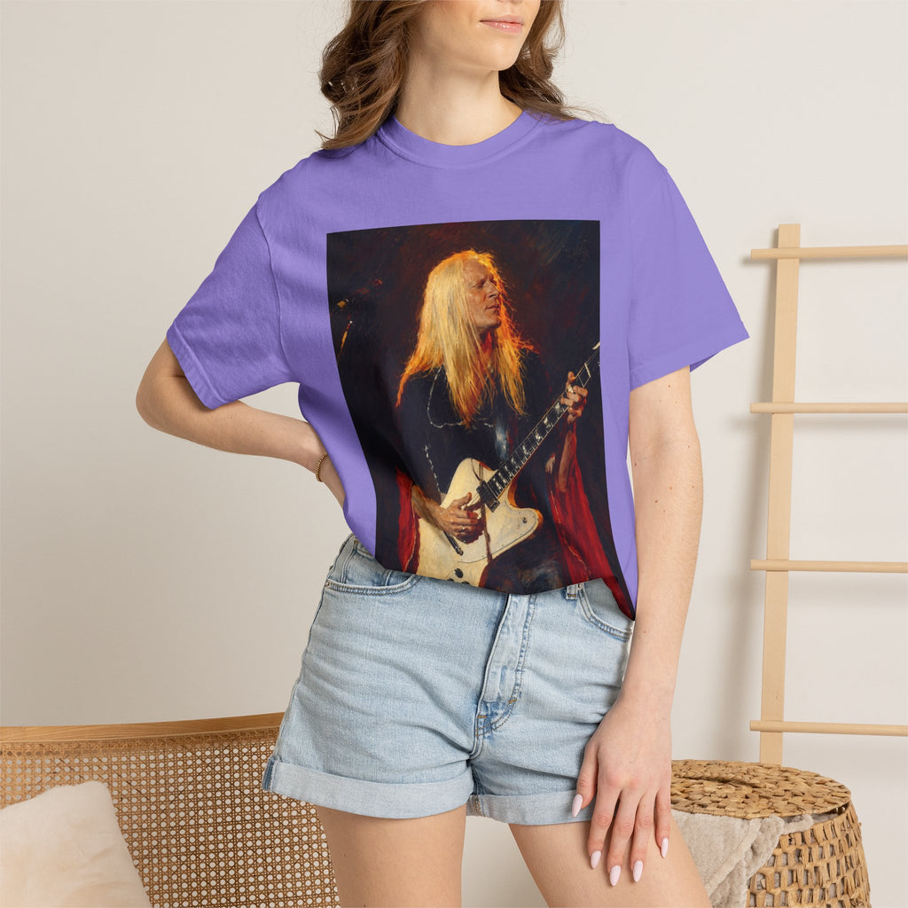 Johnny Winter Guitar T Shirt