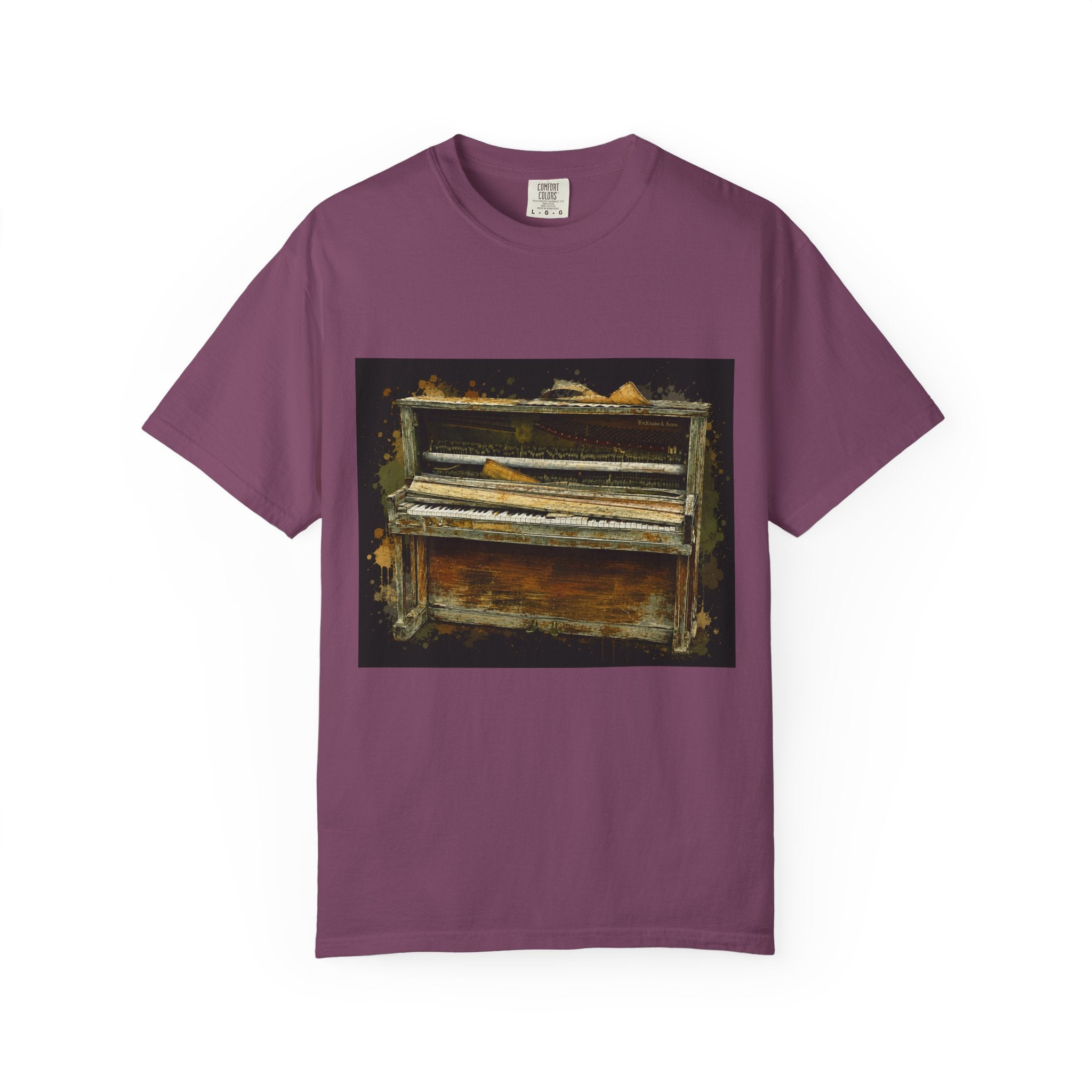 Vintage Piano & Guitar Tee — "Classic Tone Timeless Soul" Graphic T-Shirt
