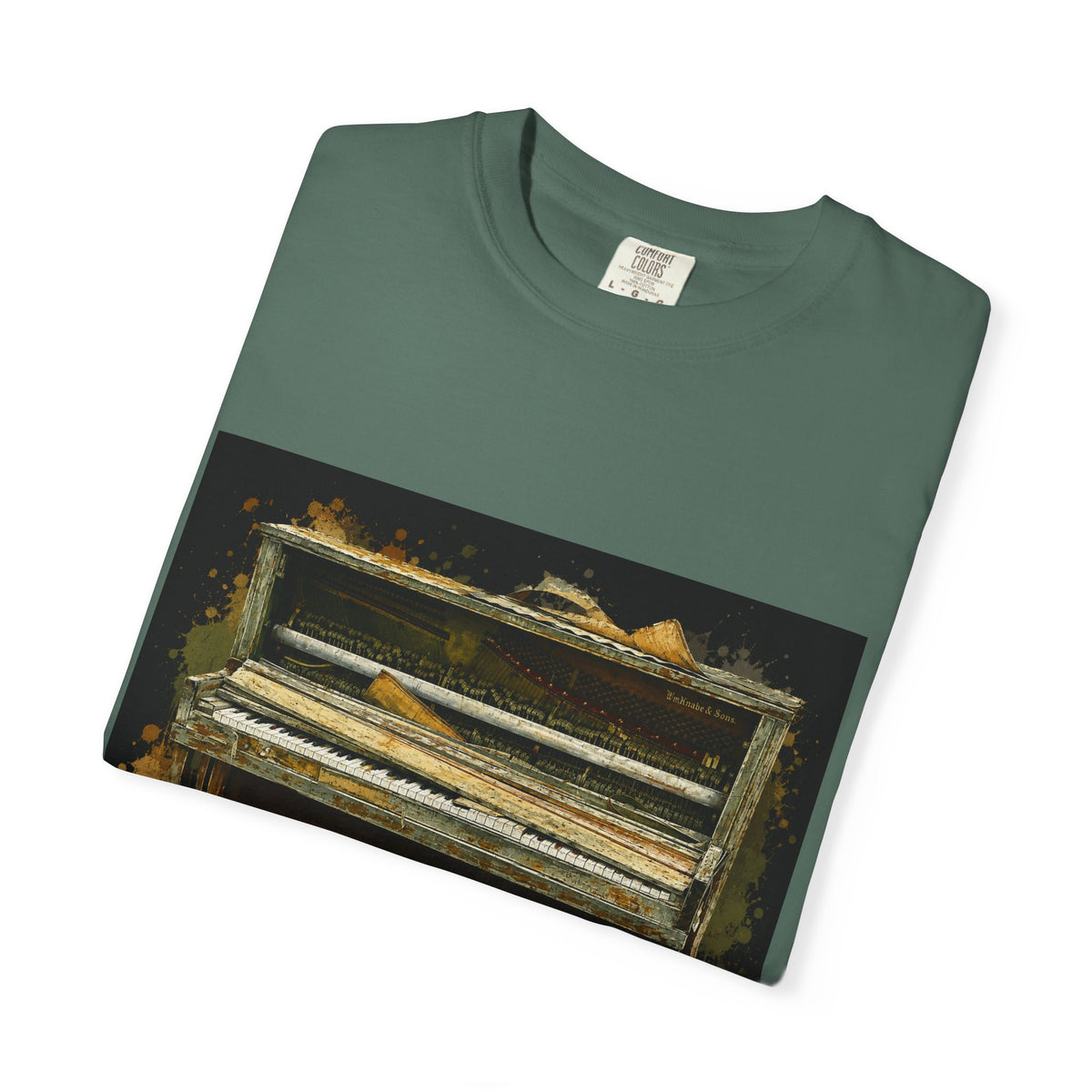 Vintage Piano Original Art T Shirt