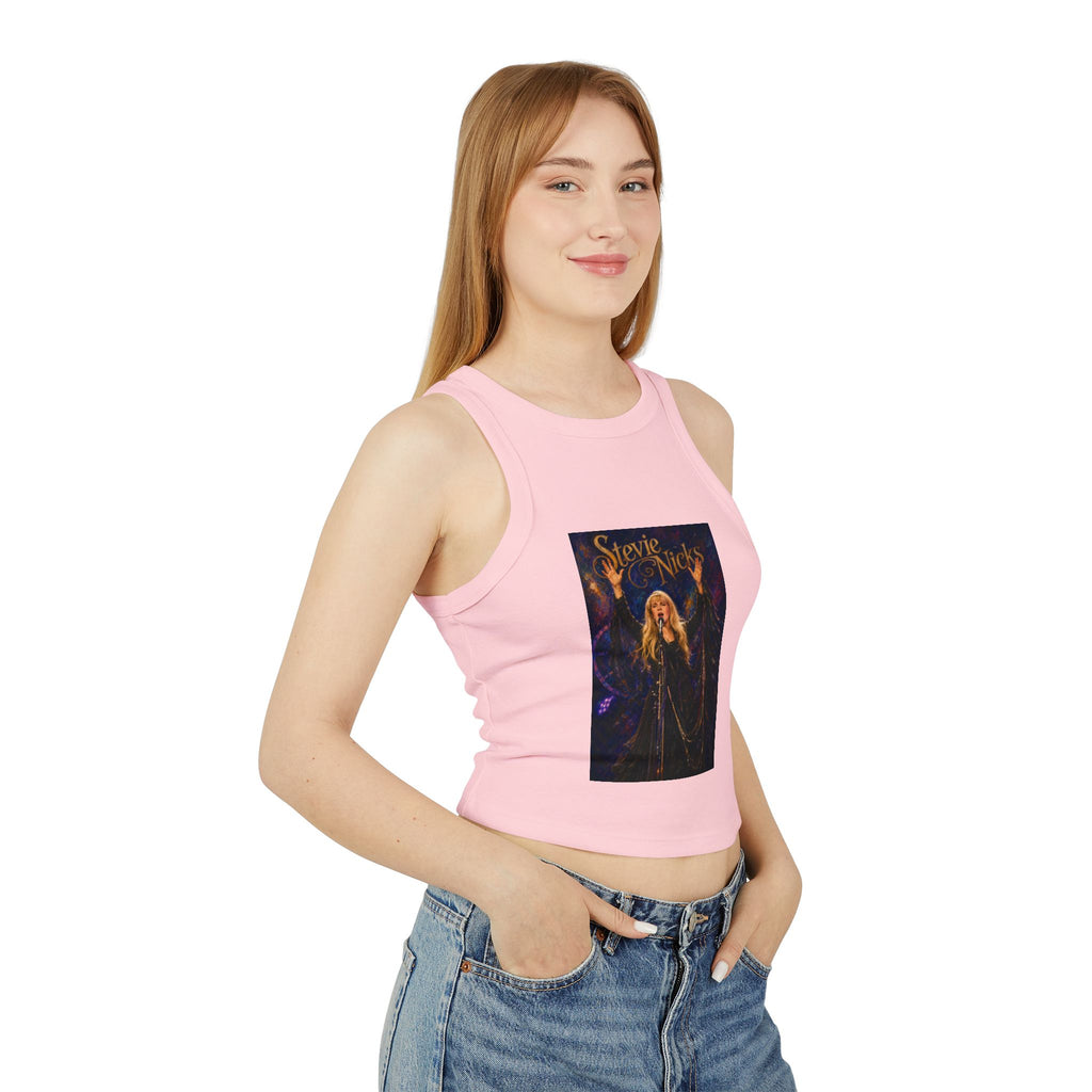Racer Tank Top Classic Rock Graphic Stevie Nicks
