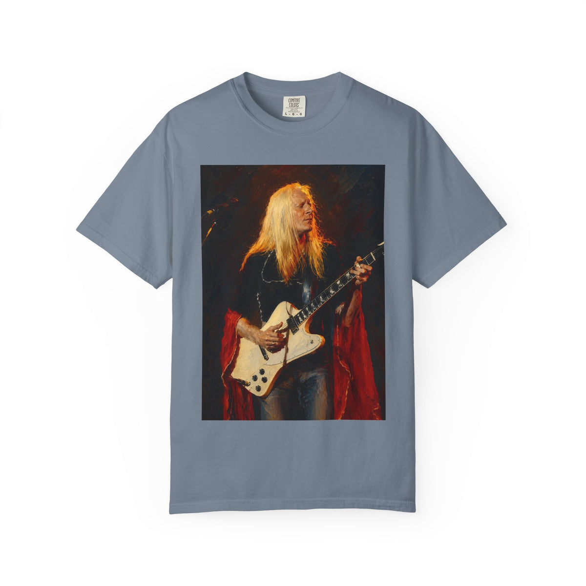 Johnny Winter Guitar T Shirt