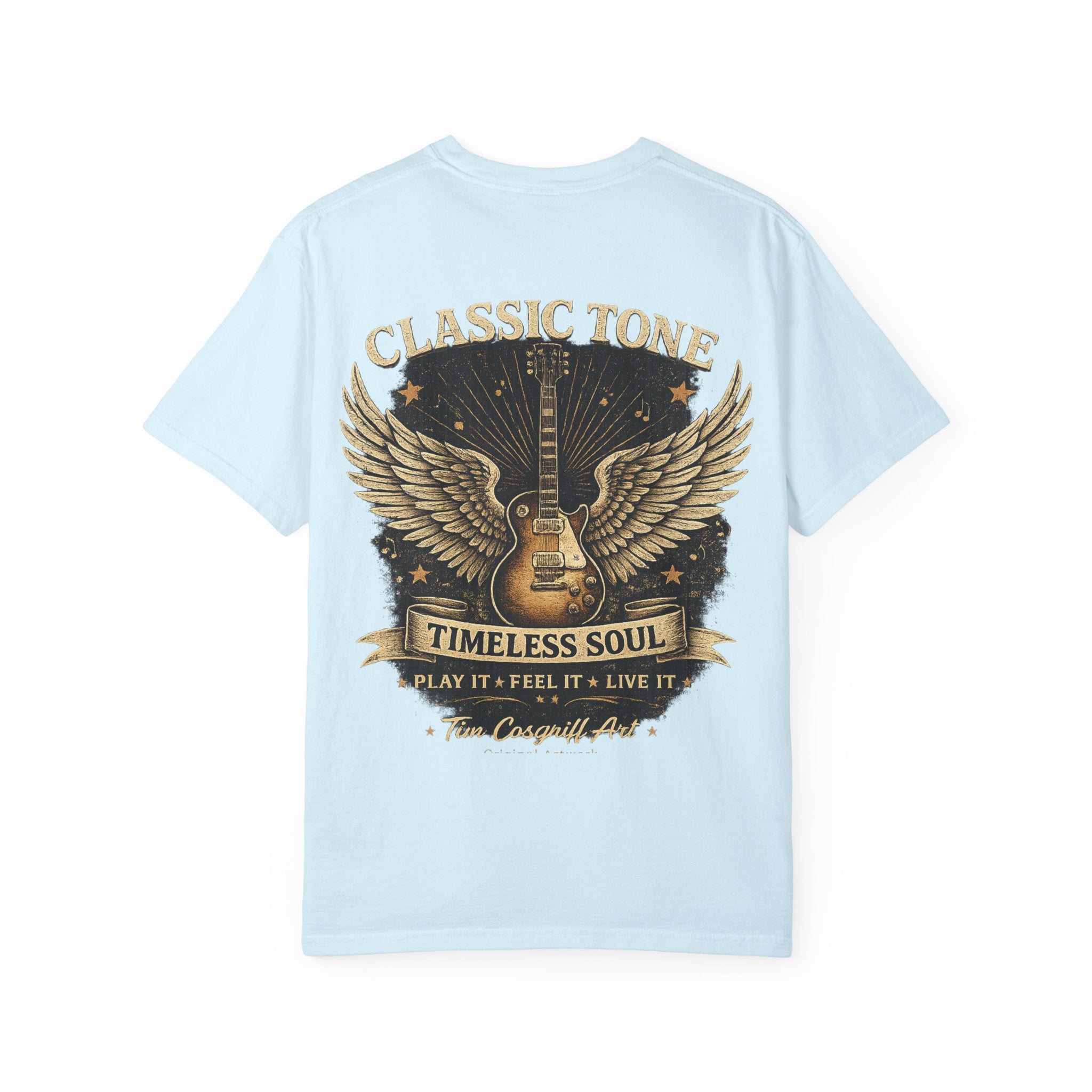 Copy of Classic Tone Timeless Soul Guitar T-Shirt — Winged Guitar Rock Tee
